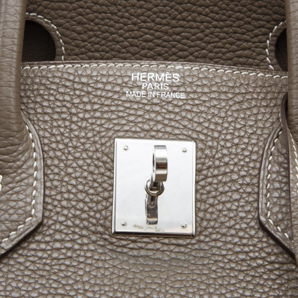 Hermès Etoupe 35cm Birkin Bag 4