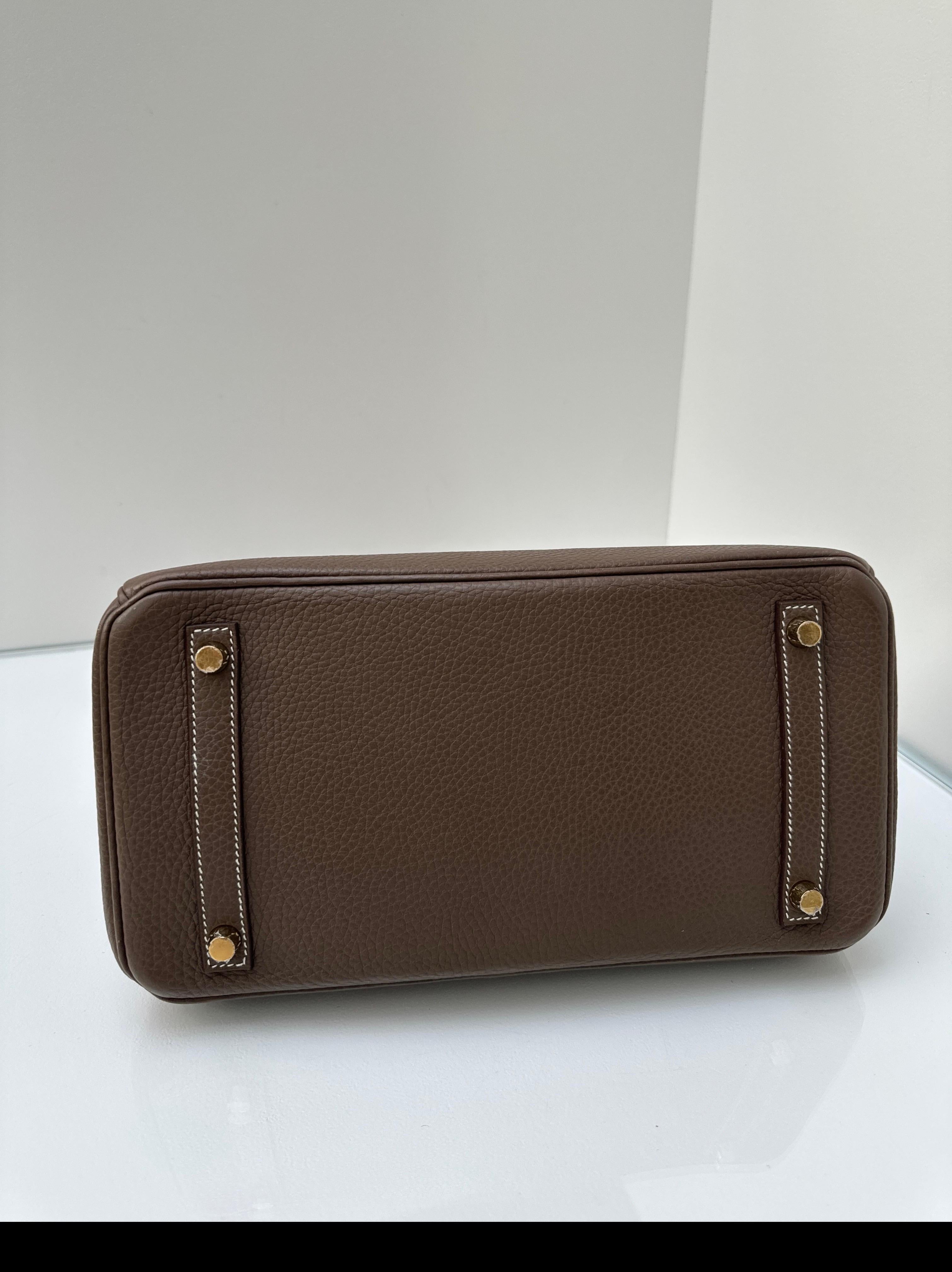 Hermès - Sac Birkin 30 couleur étoupe en vente 11