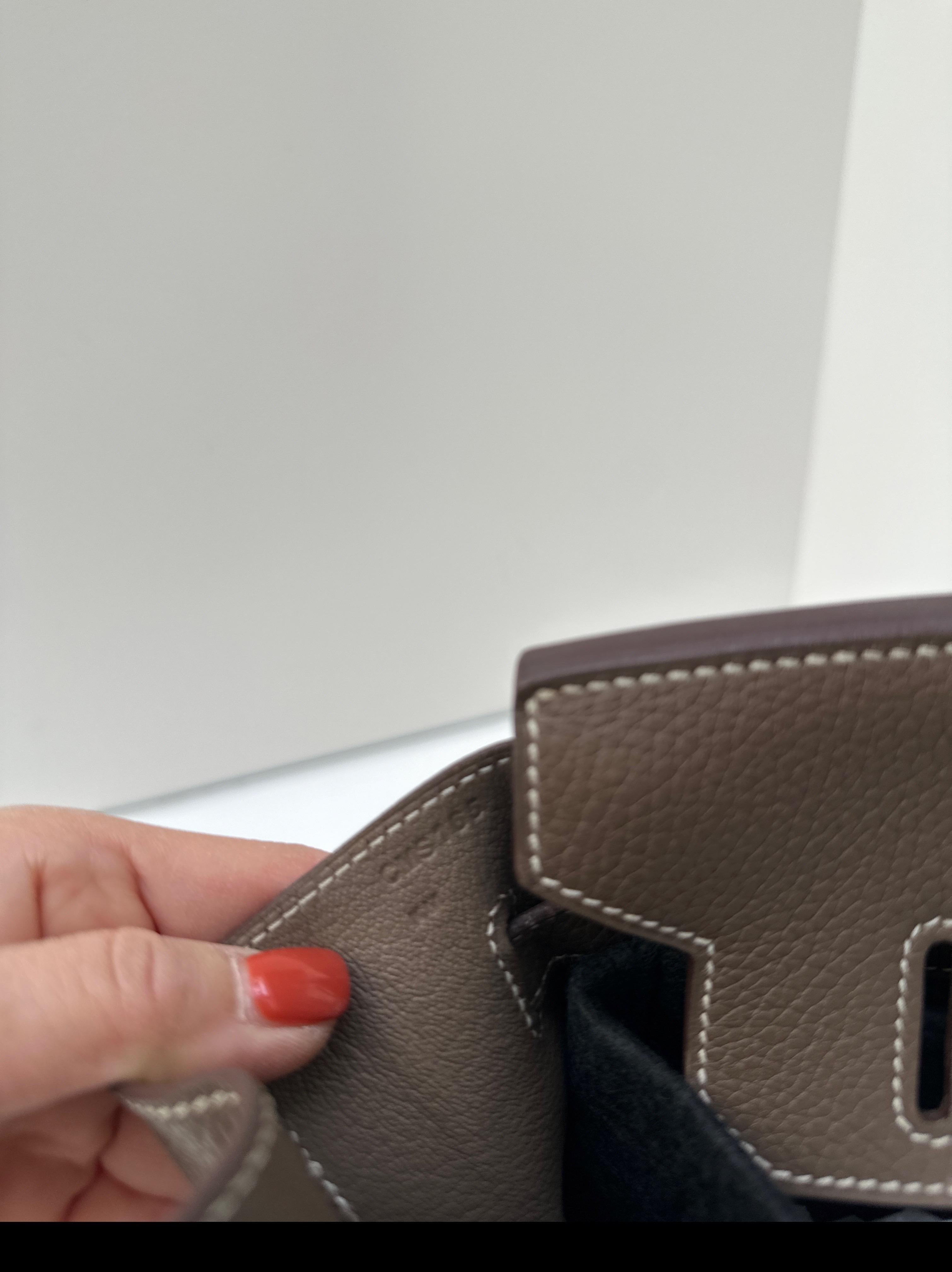 Hermès - Sac Birkin 30 couleur étoupe en vente 2