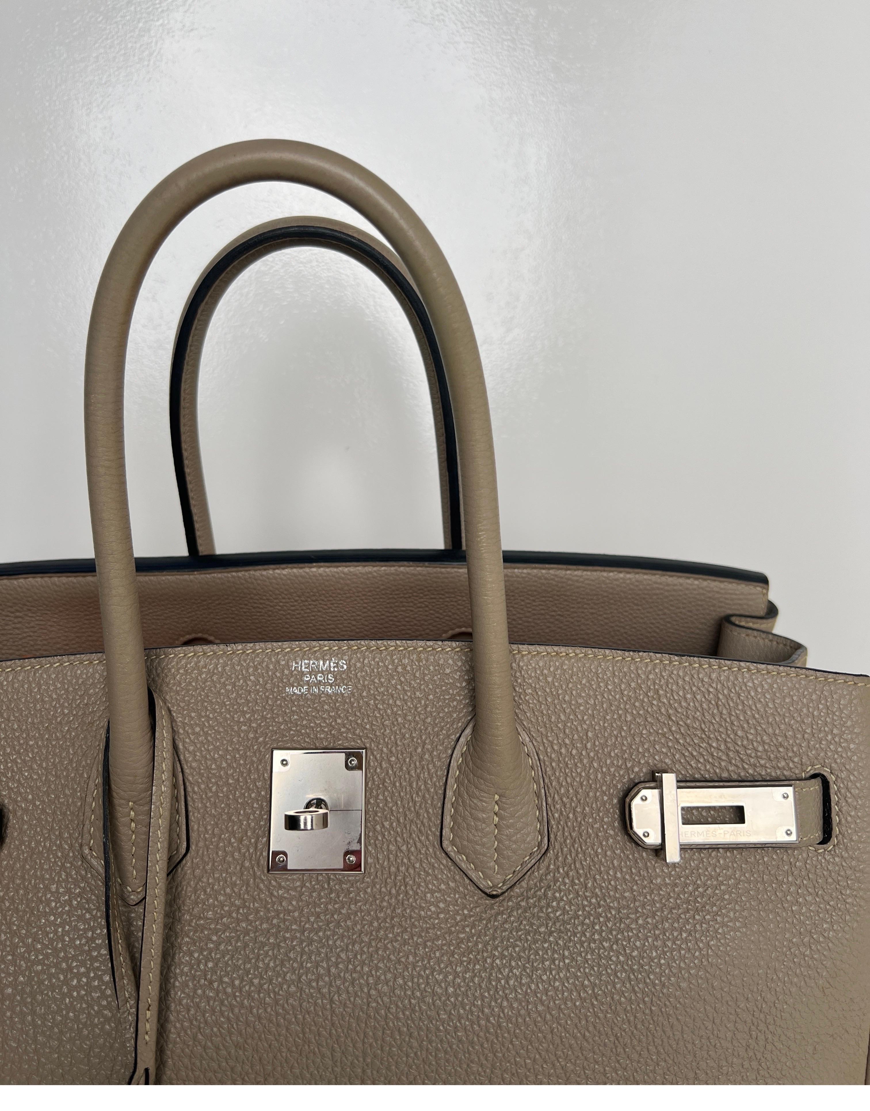 Hermès - Sac Birkin 35 couleur étoupe 5