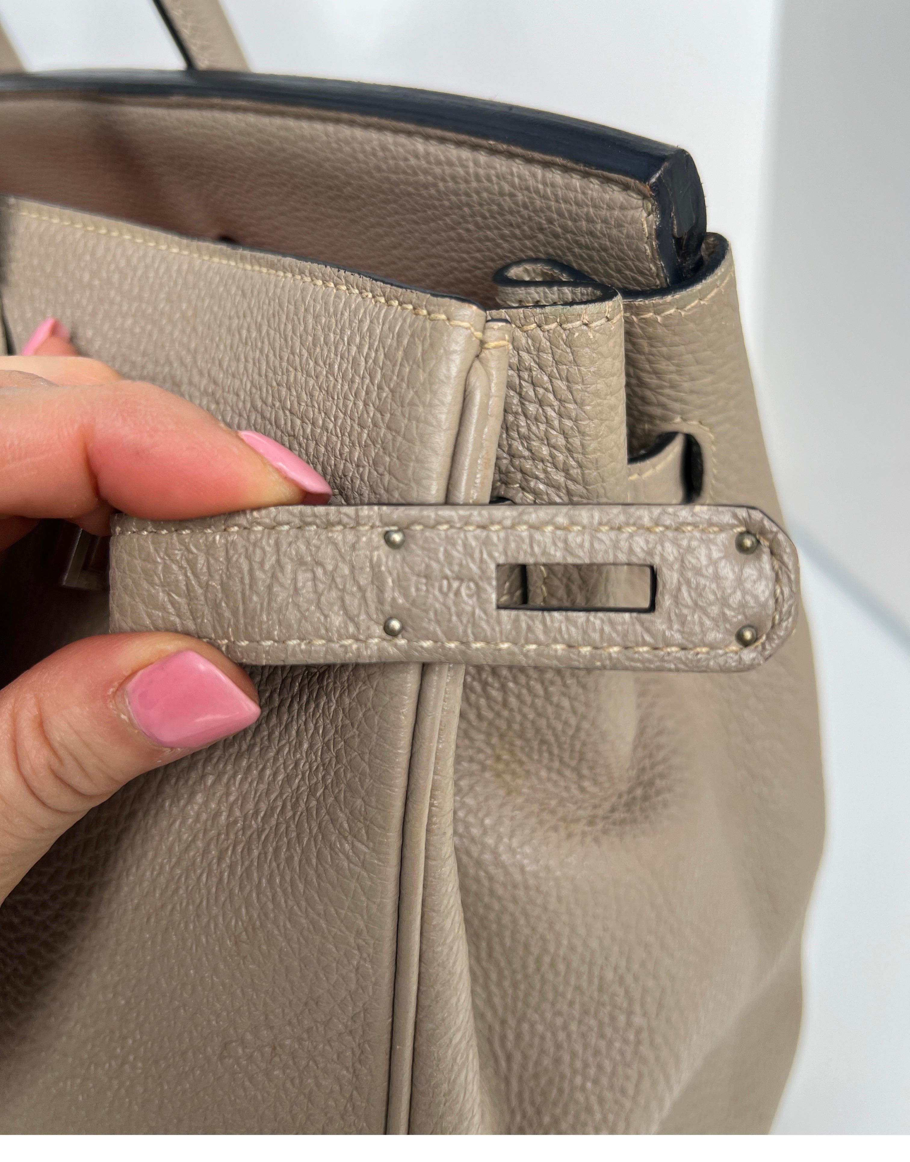 Hermès - Sac Birkin 35 couleur étoupe 6