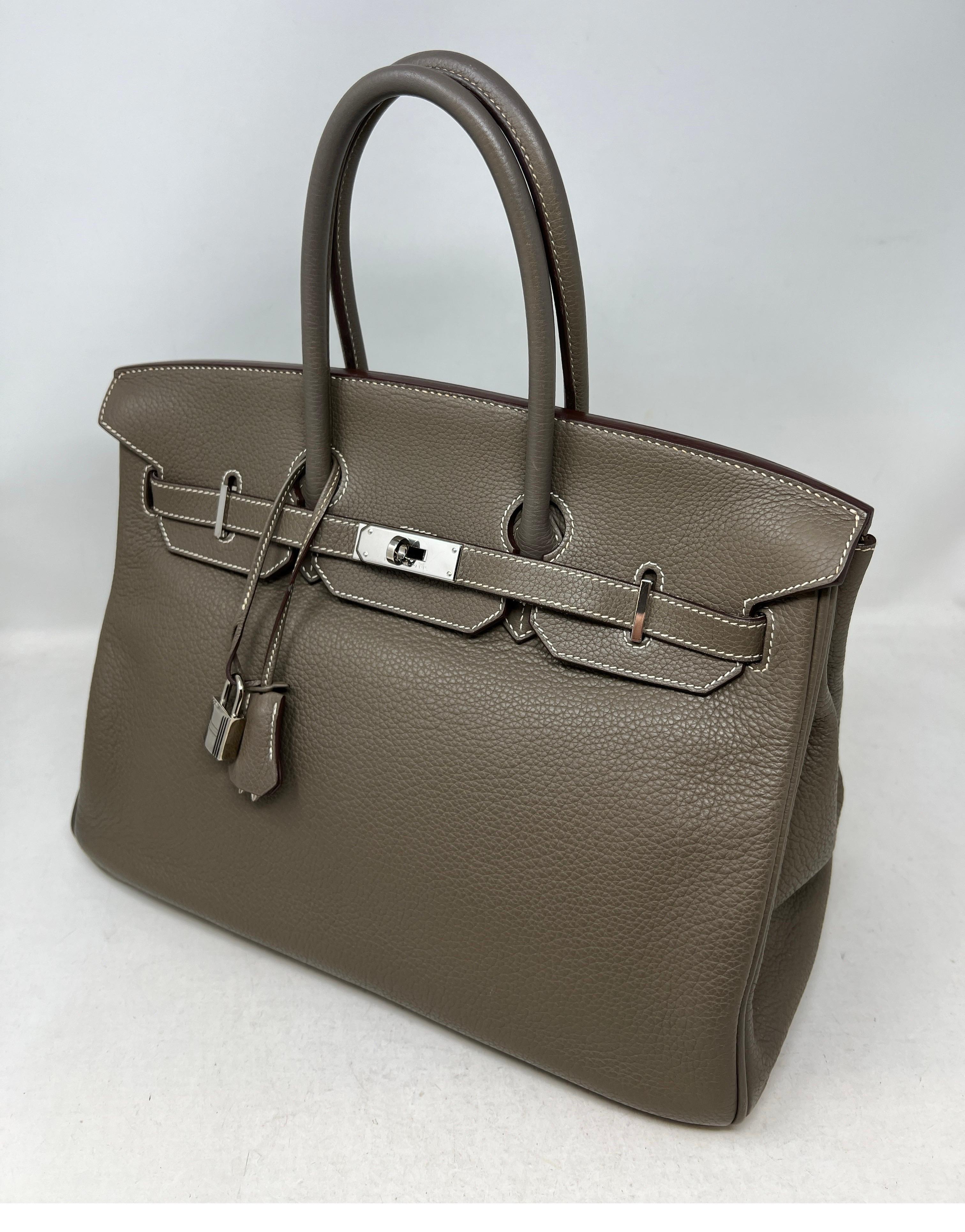 Hermès - Sac Birkin 35 couleur étoupe 8