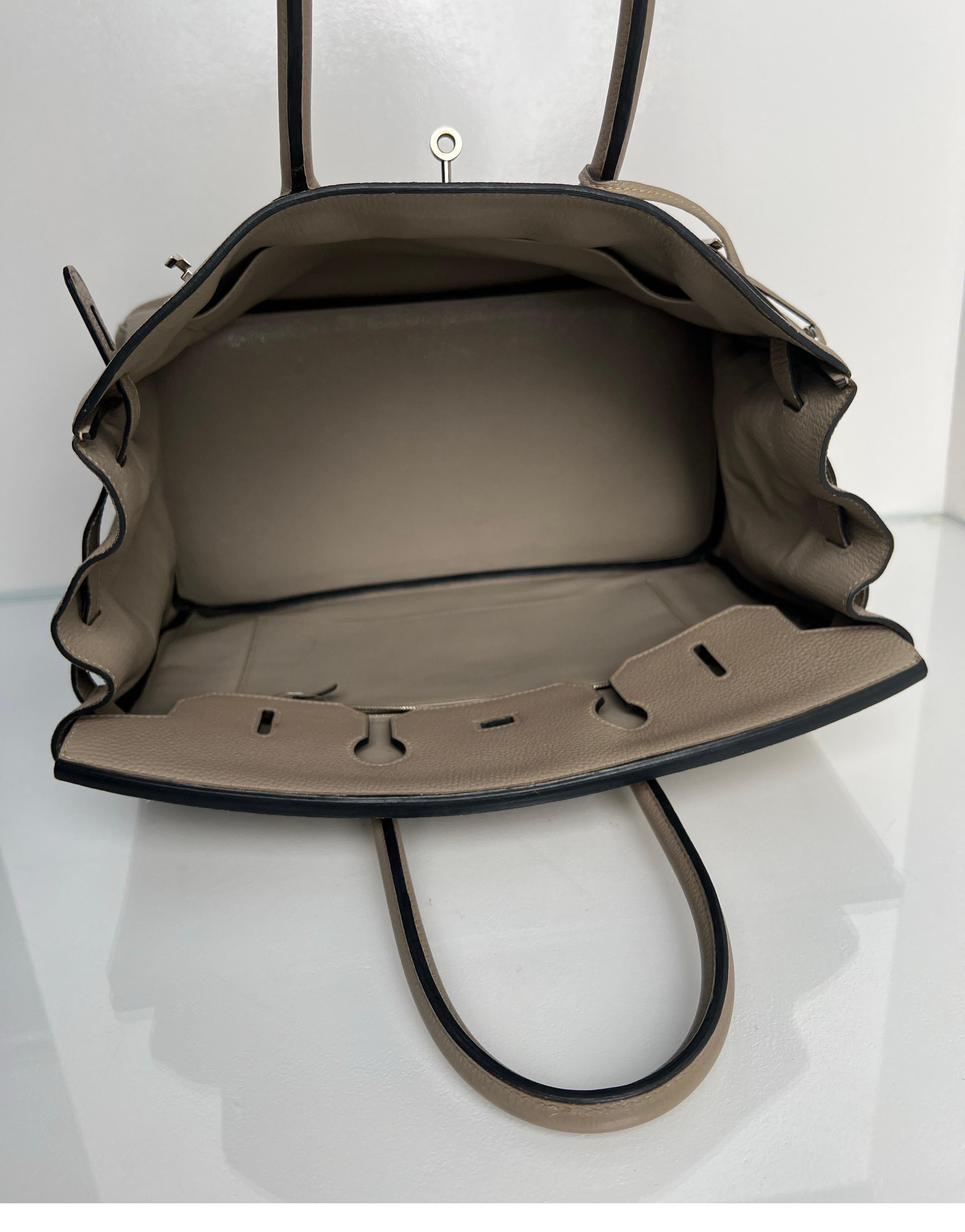 Hermès - Sac Birkin 35 couleur étoupe 7