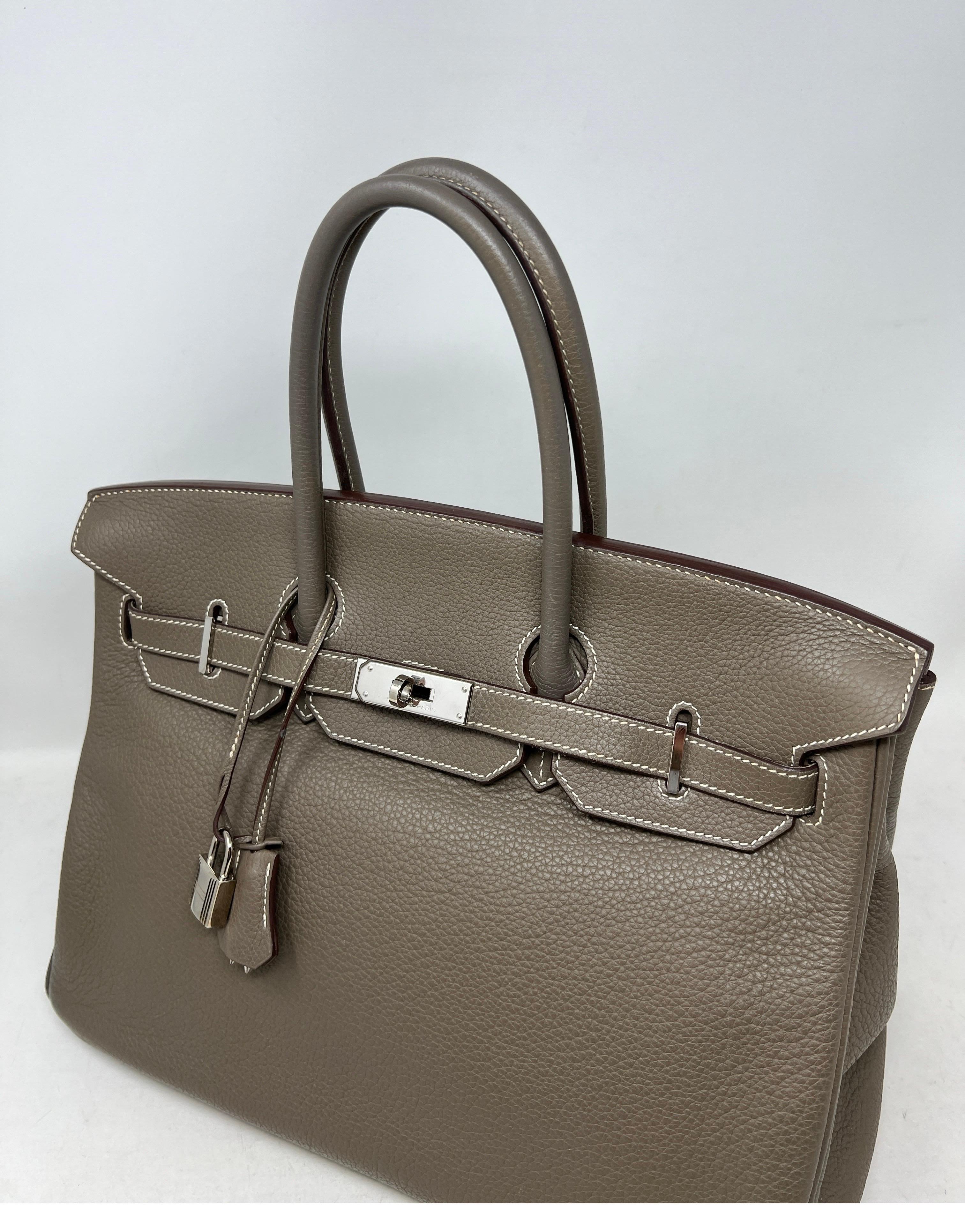 Hermès - Sac Birkin 35 couleur étoupe 9