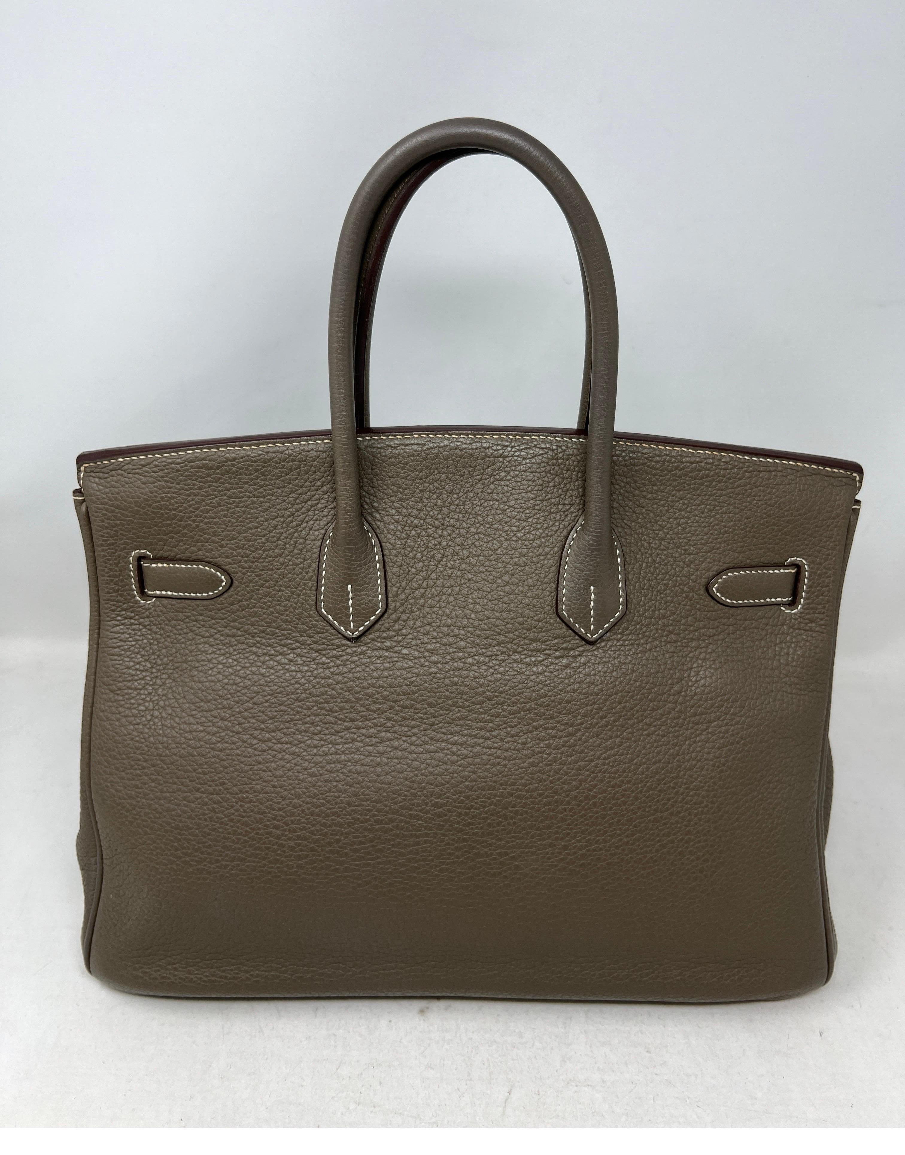 Hermès - Sac Birkin 35 couleur étoupe 11