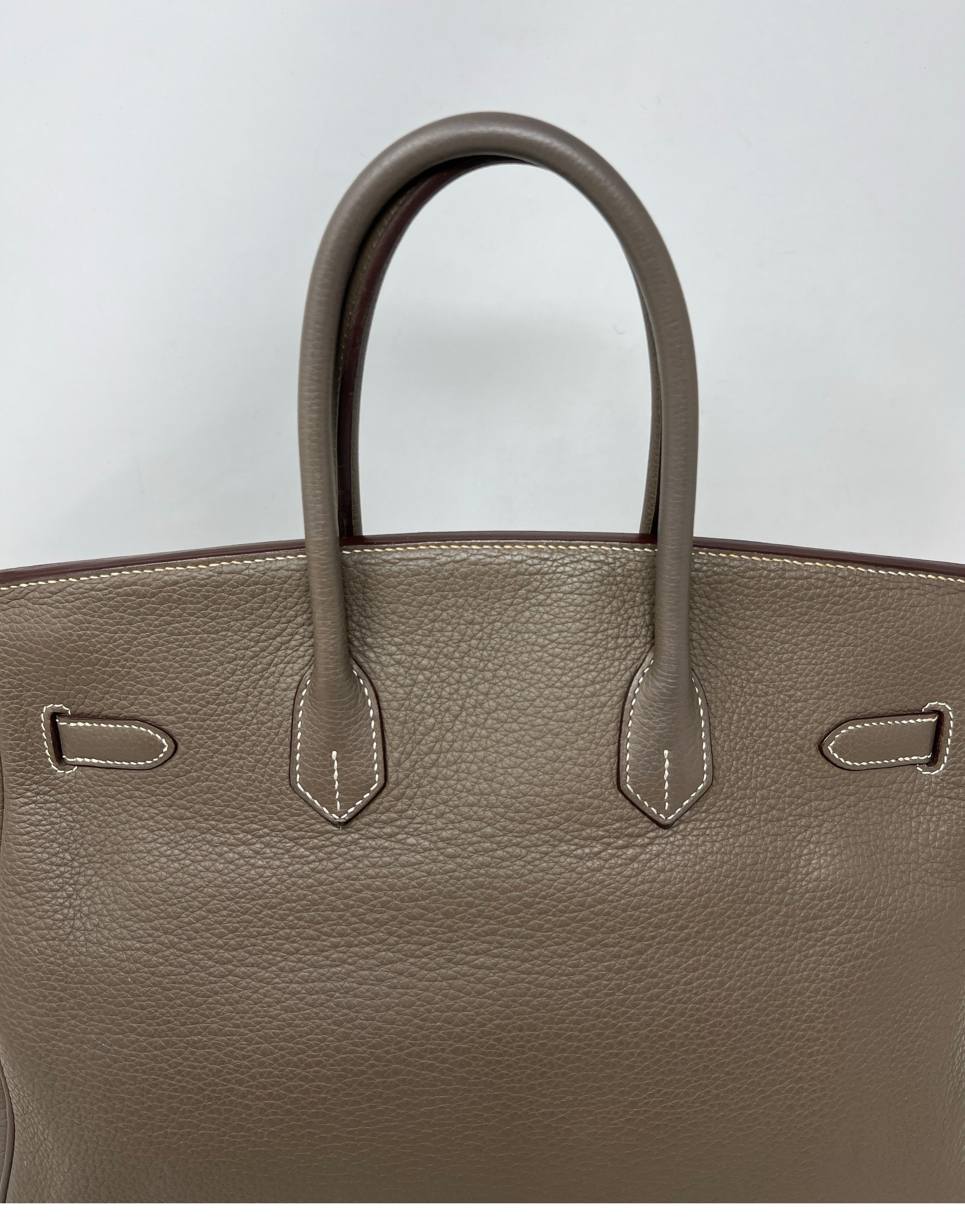Hermès - Sac Birkin 35 couleur étoupe 12