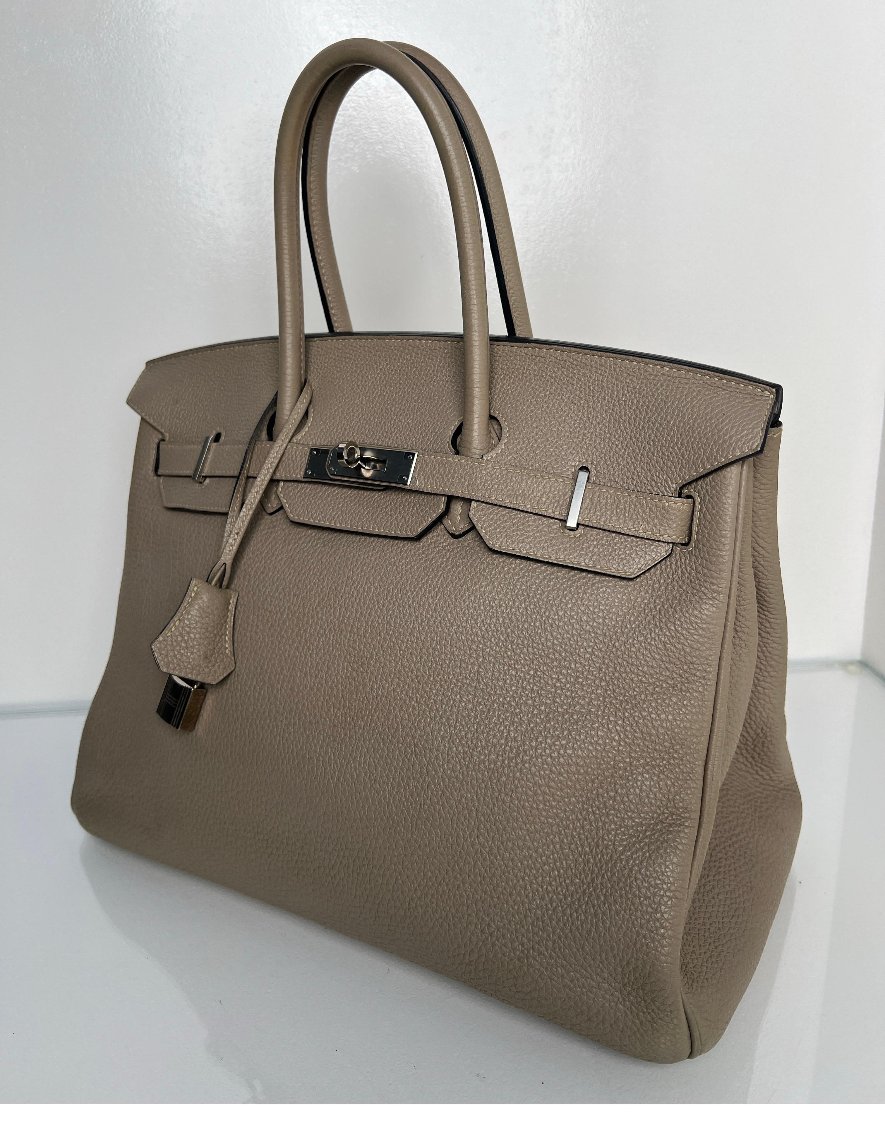 Hermès - Sac Birkin 35 couleur étoupe 11