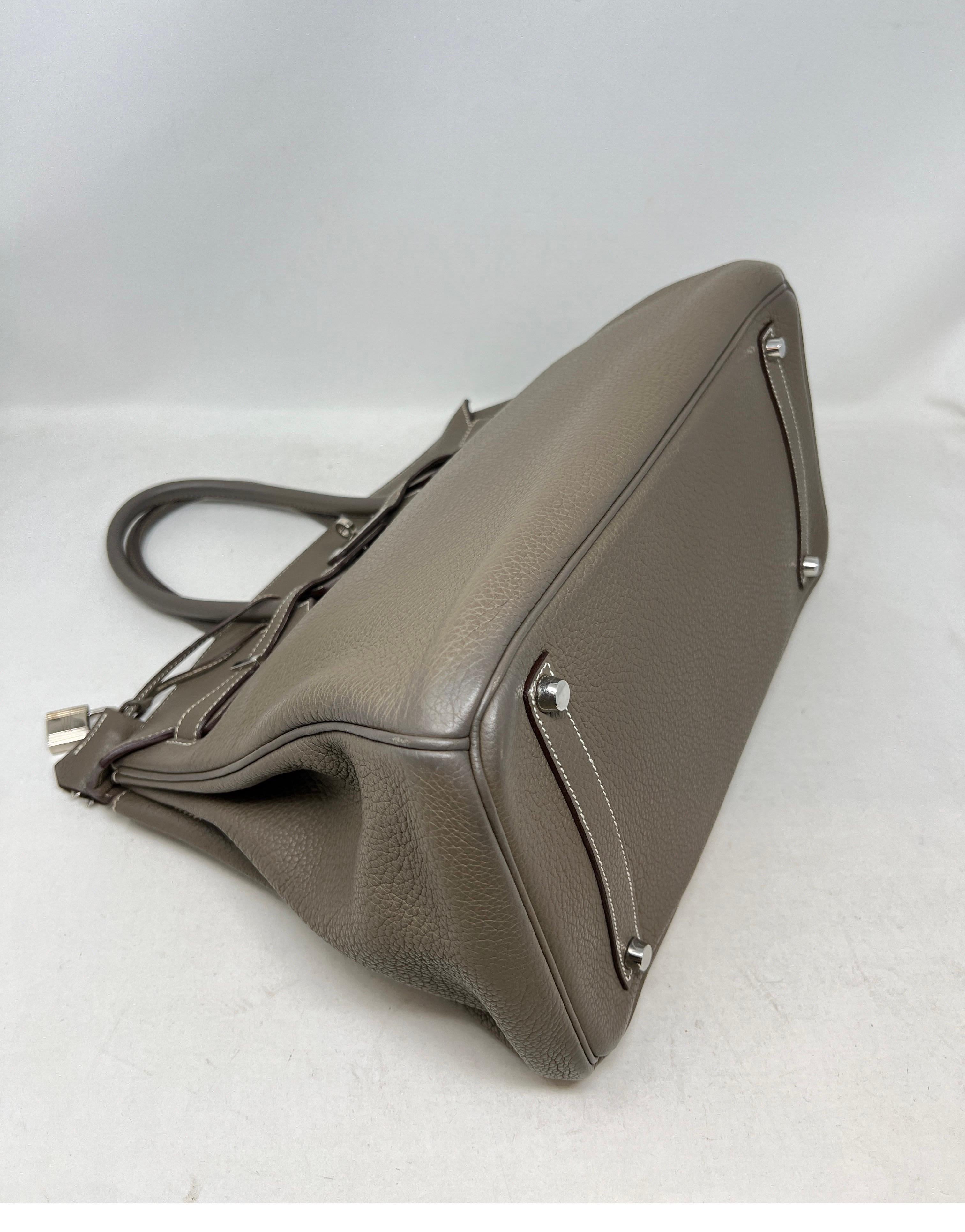 Hermès - Sac Birkin 35 couleur étoupe 14