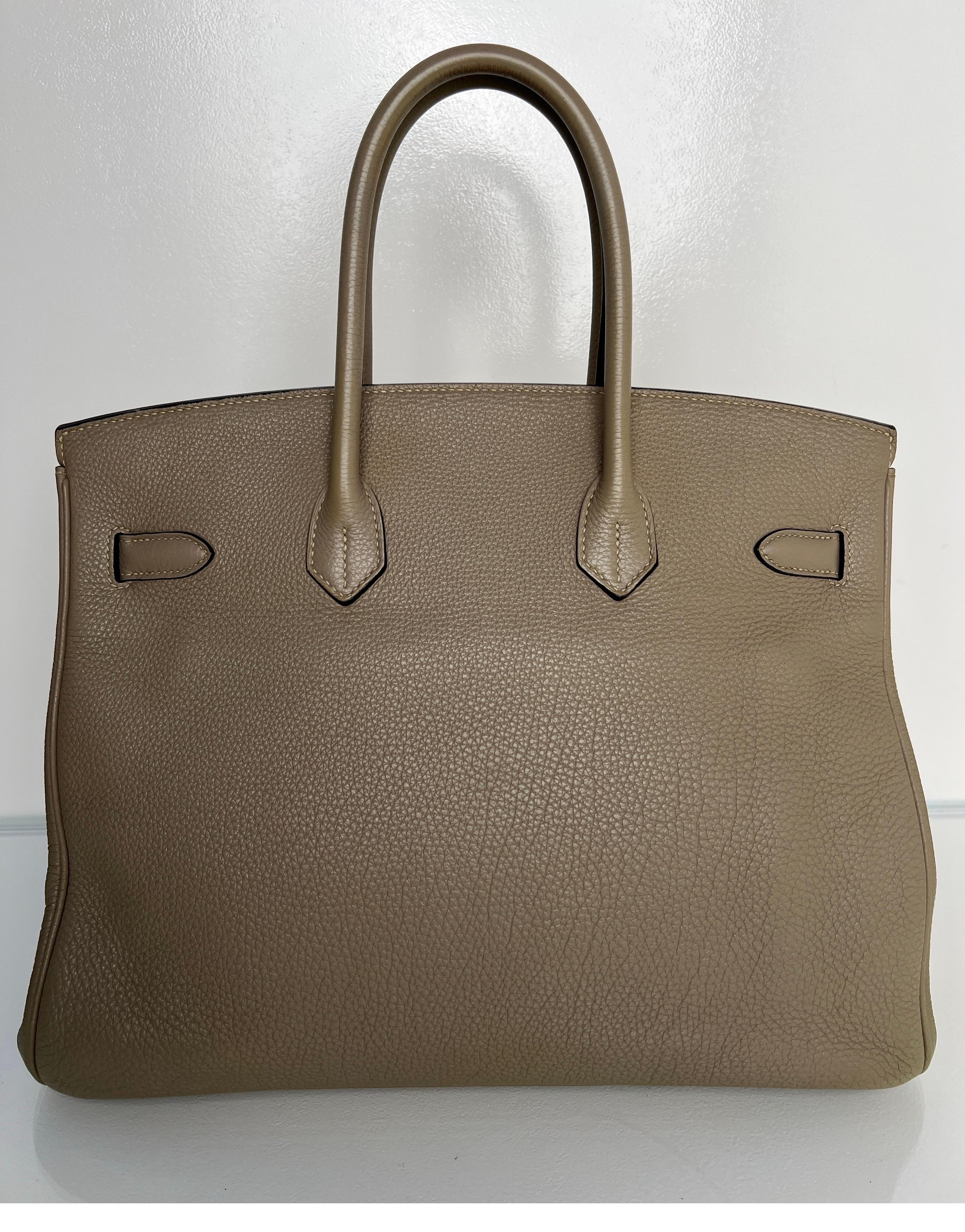 Hermès - Sac Birkin 35 couleur étoupe 13