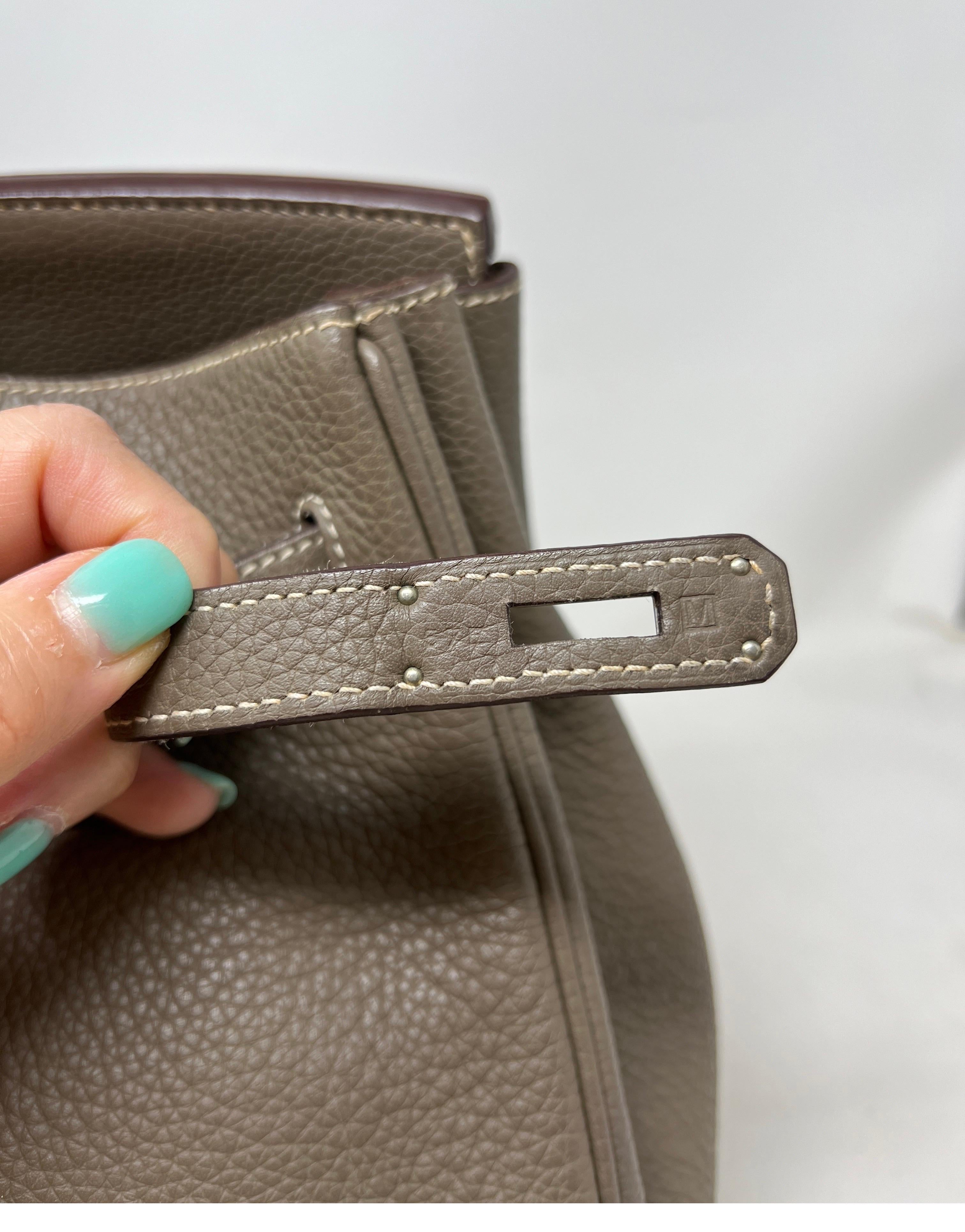Hermès - Sac Birkin 35 couleur étoupe 1