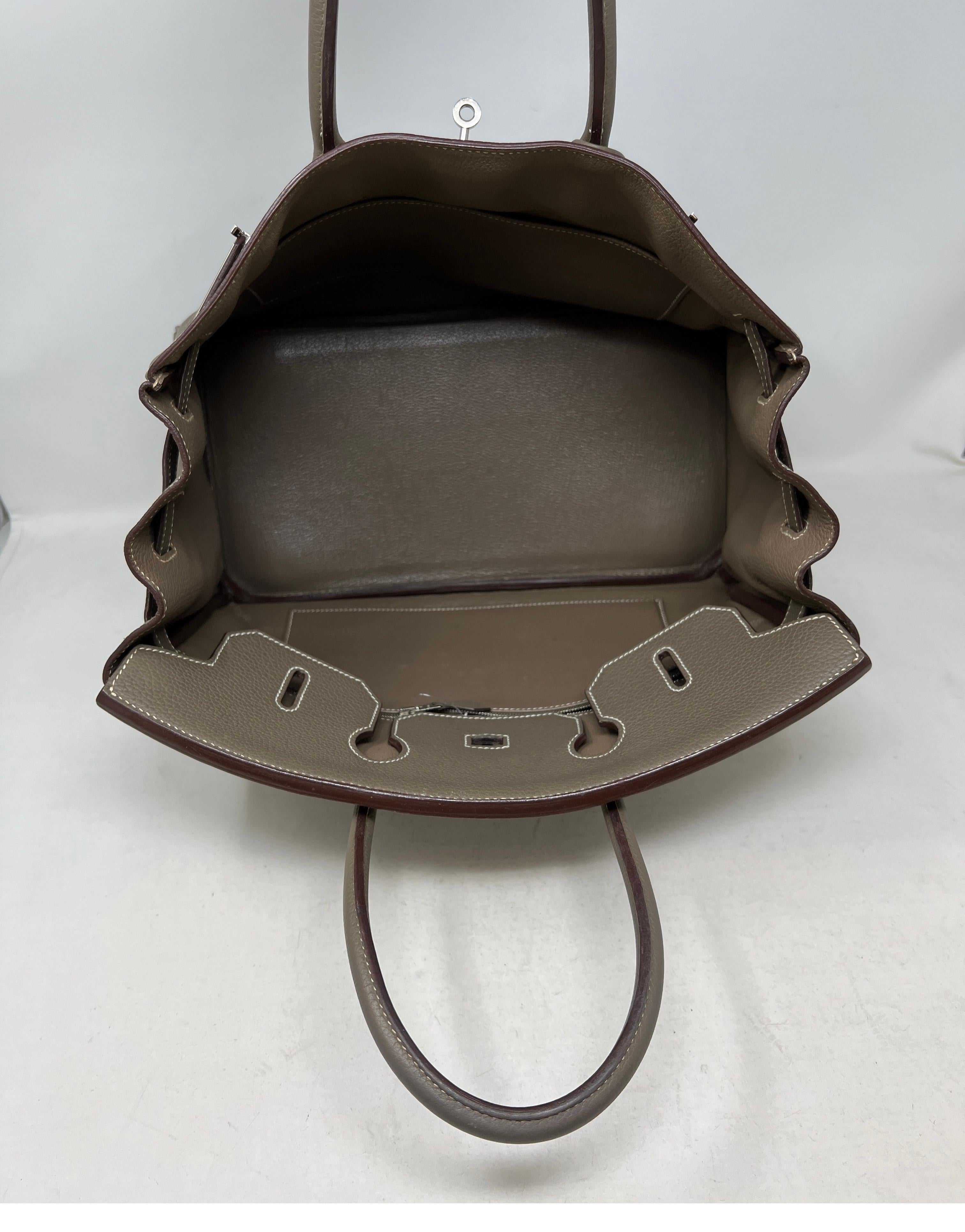 Hermès - Sac Birkin 35 couleur étoupe 2