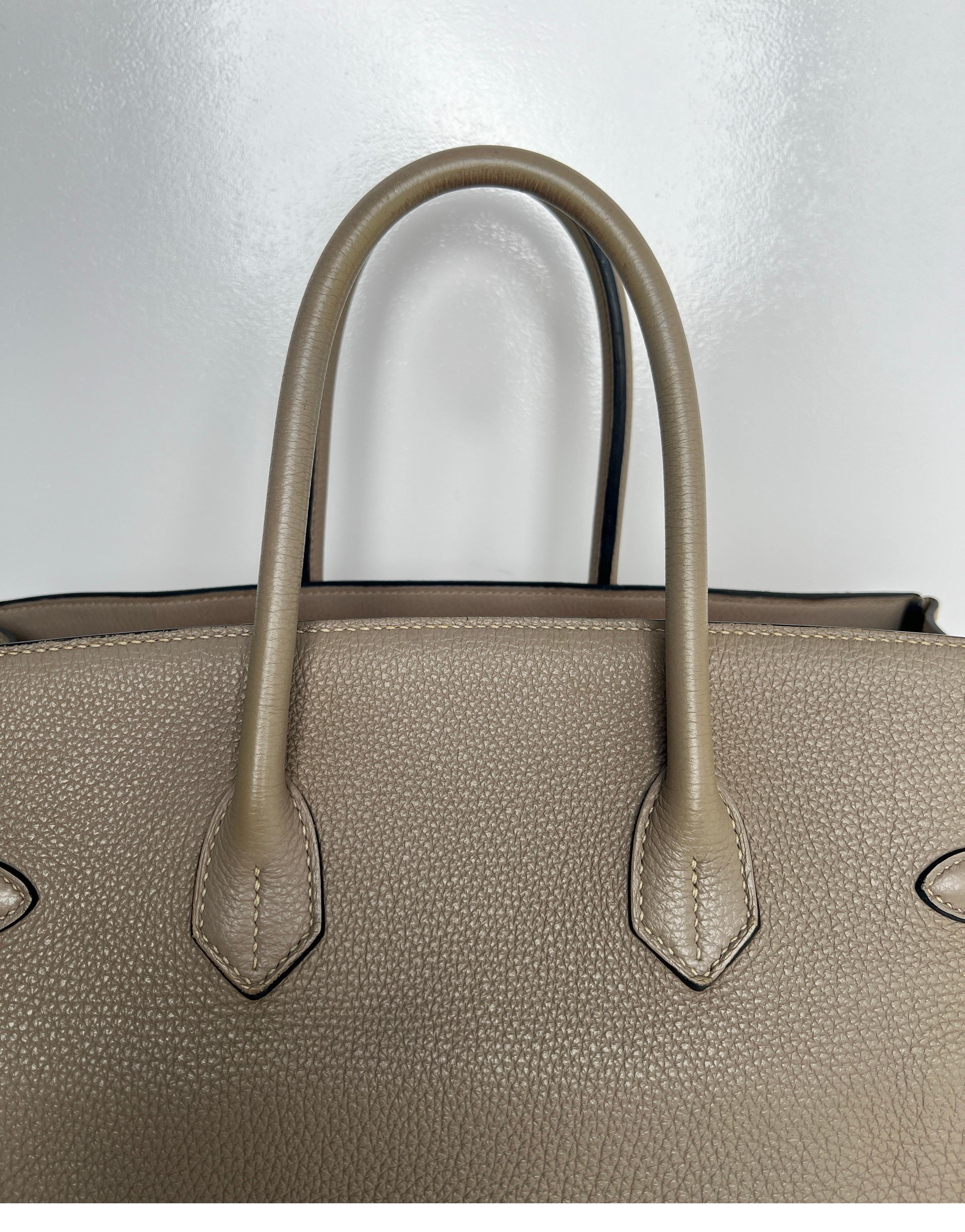 Hermès - Sac Birkin 35 couleur étoupe 1