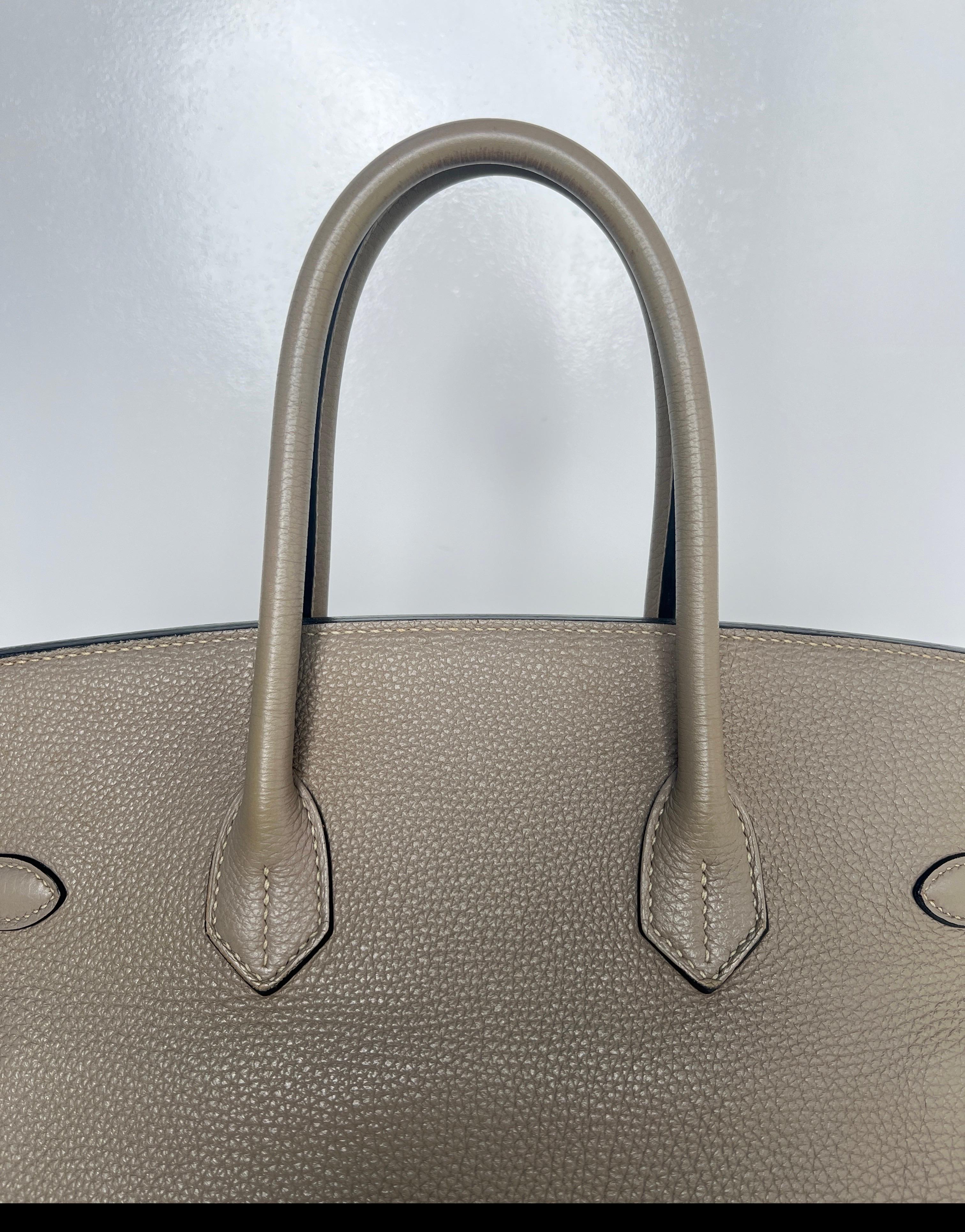Hermes Etoupe Birkin 35 Bag 1