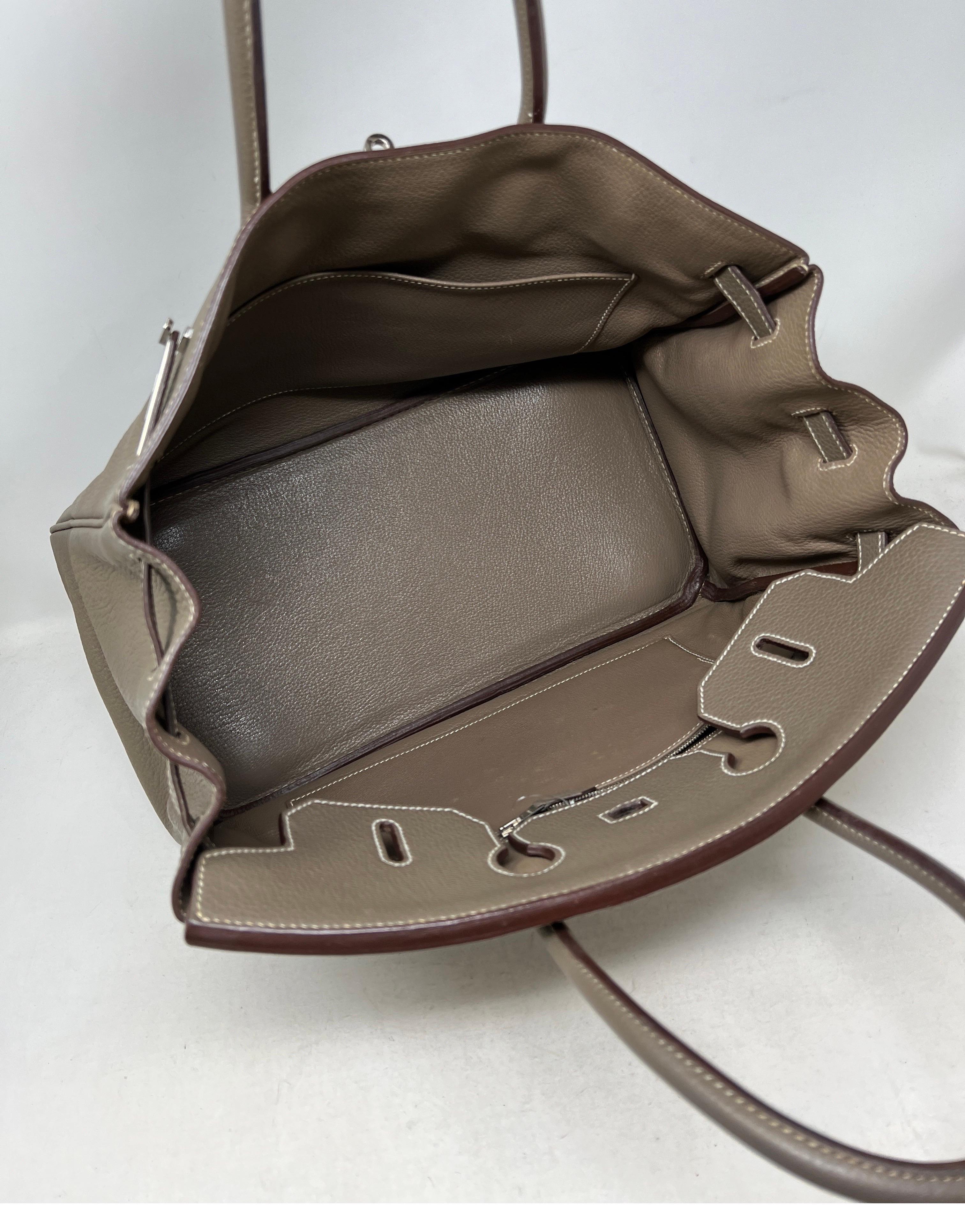 Hermès - Sac Birkin 35 couleur étoupe 3