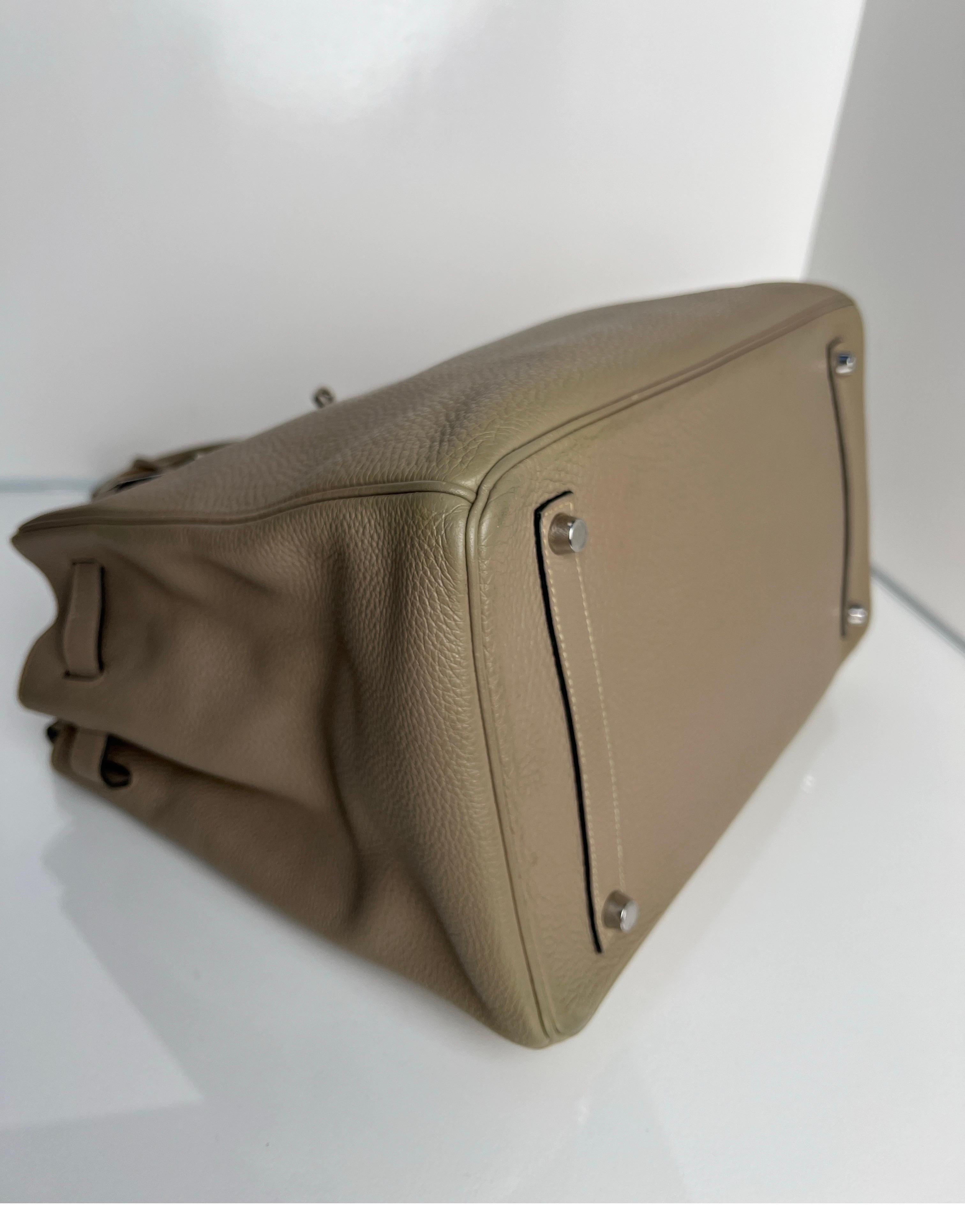 Hermès - Sac Birkin 35 couleur étoupe 3