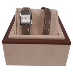 Hermes Étoupe Cape Cod watch, Small model, 31 mm