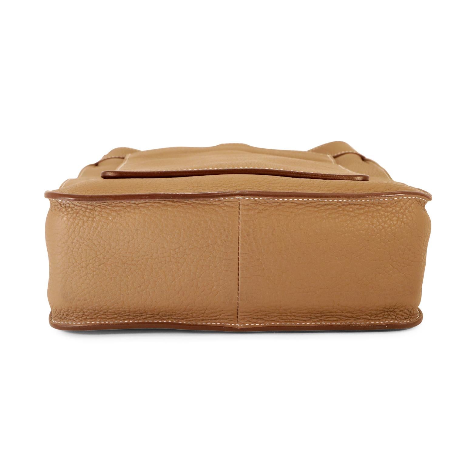 Hermès Etoupe Clemence Marwari PM In Good Condition In Palm Beach, FL