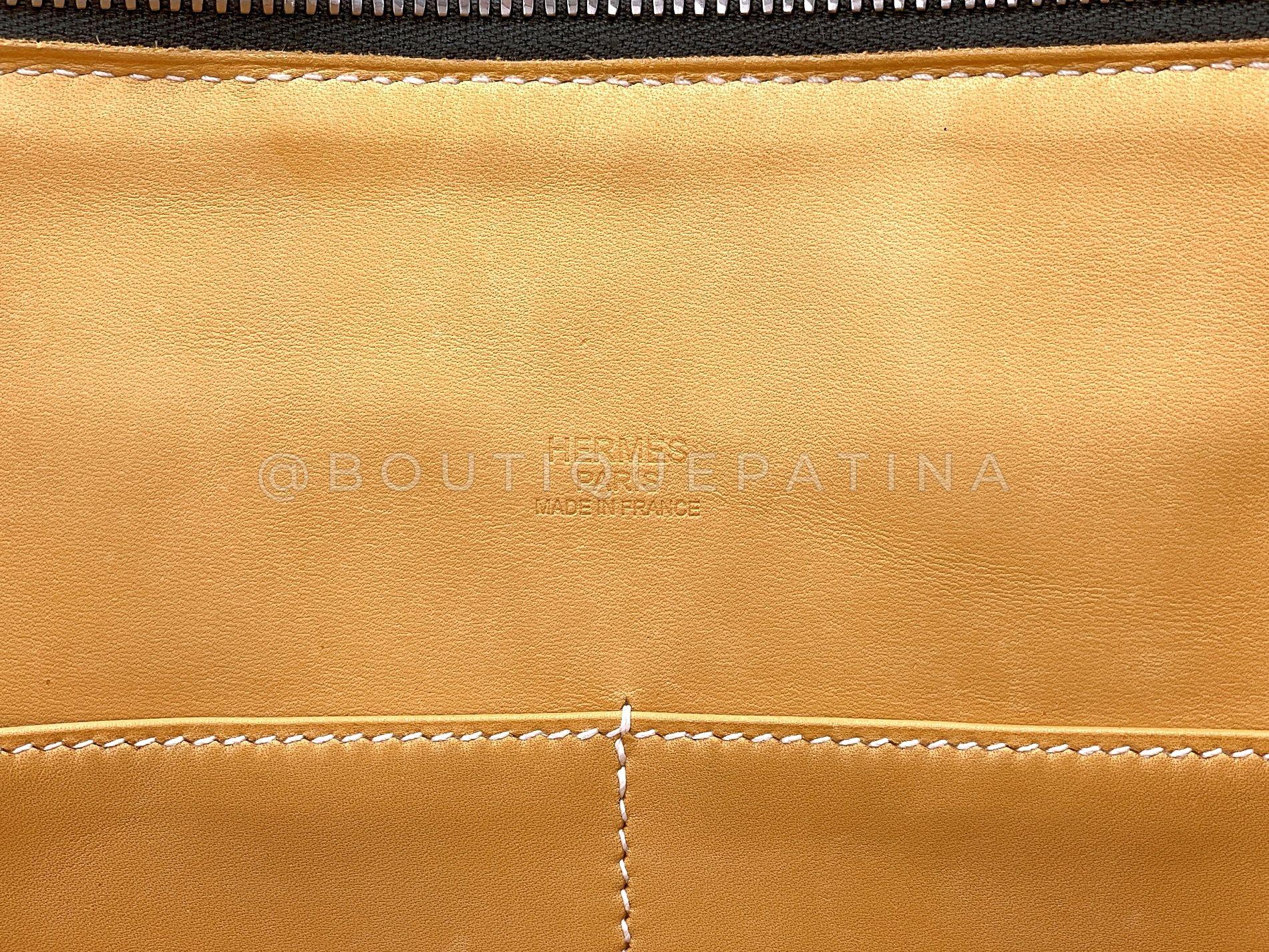 Hermès Etoupe Clemence Paris Bombay 37 Tote Bag PHW Taupe 68061 7