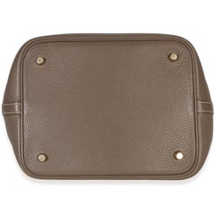 Hermès Etoupe Clemence Picotin Lock 22 GHW