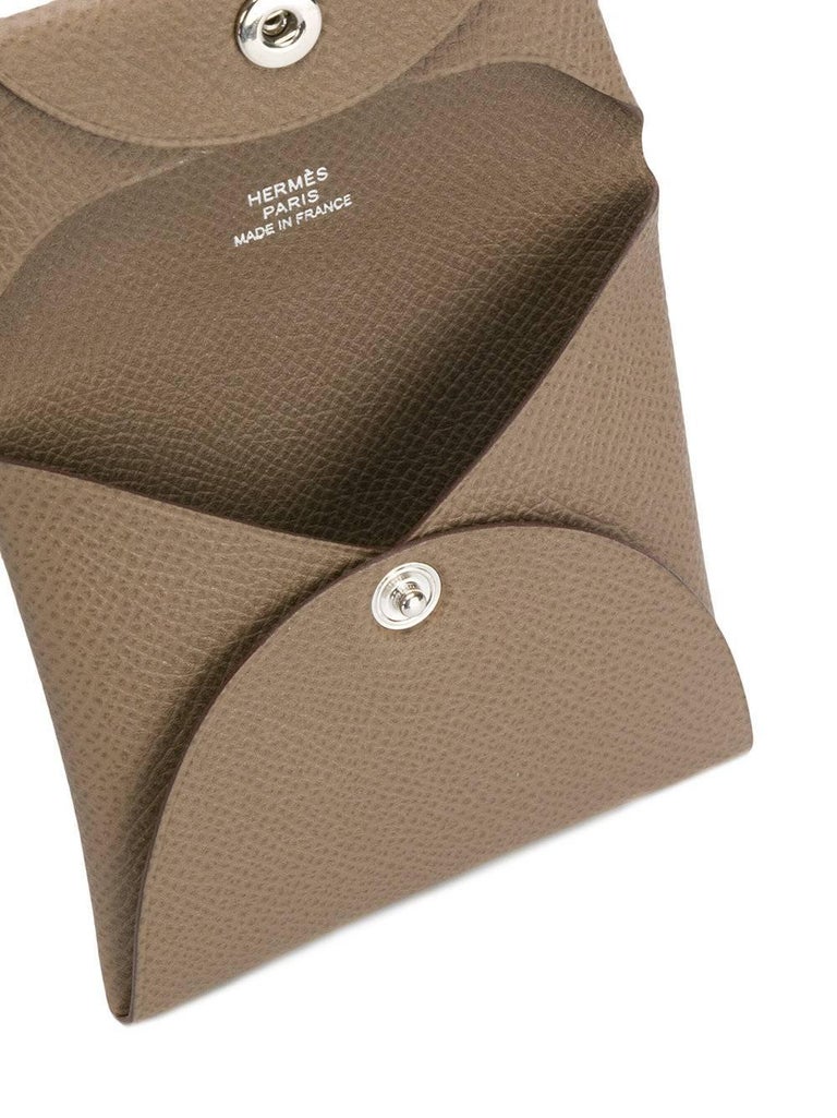 Hermes Etoupe Coin Purse at 1stDibs