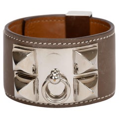 Hermes Etoupe Collier De Chien Armband