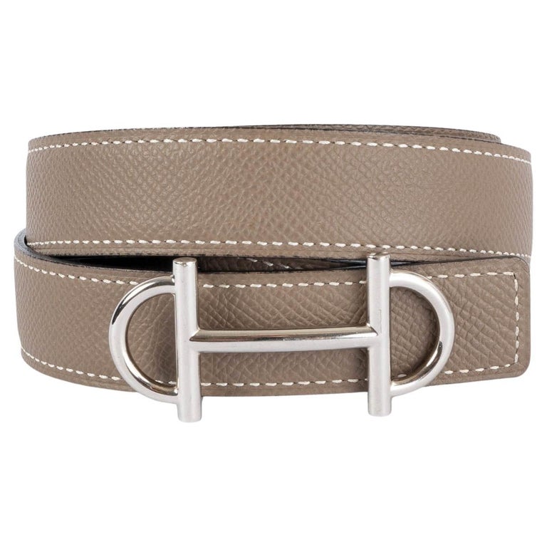 HERMES Etoupe Epsom black Swift leather GAMMA 24mm  display picture 3