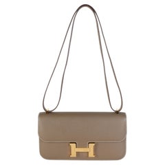 Hermès Etoupe Epsom Constance 1-Elan GHW