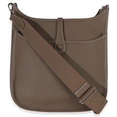 Hermès Etoupe Epsom Evelyne III PM 29 PHW
