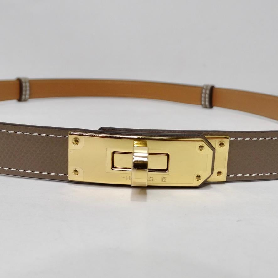 Hermes Etoupe Epsom Kelly 18 Belt 1