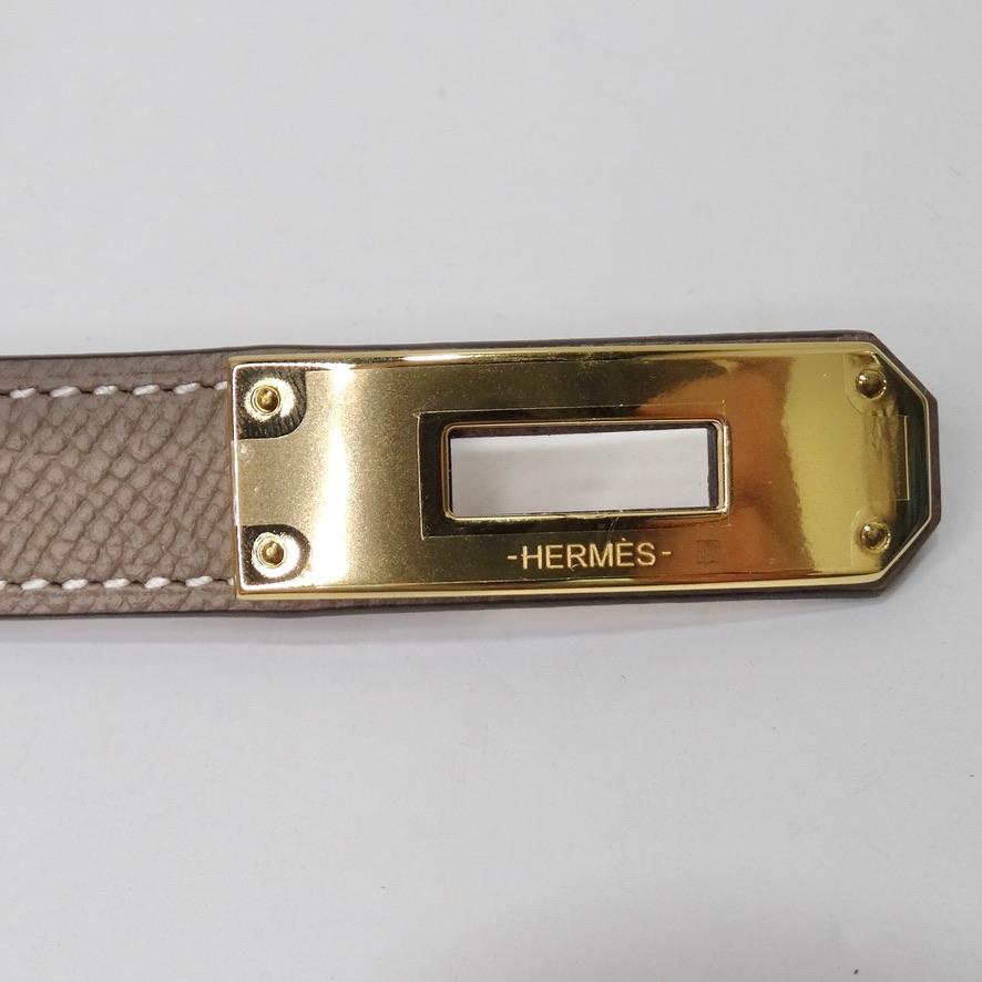 Hermes Etoupe Epsom Kelly 18 Belt 3