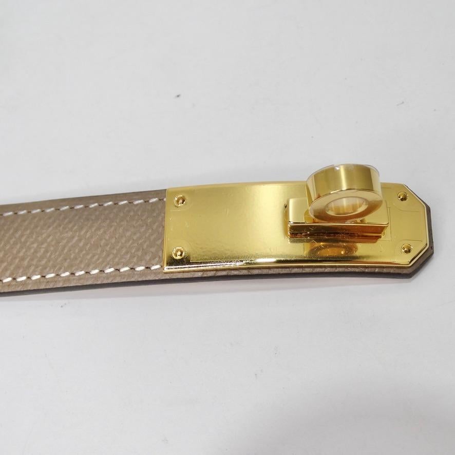 Hermes Etoupe Epsom Kelly 18 Belt 4