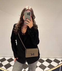 Hermès Etoupe Epsom Leather Constance To Go Long Wallet