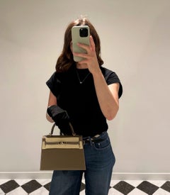 Hermès Etoupe Epsom Leather Kelly 25cm Sellier