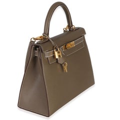 Hermès Etoupe Epsom Sellier Kelly 28 GHW