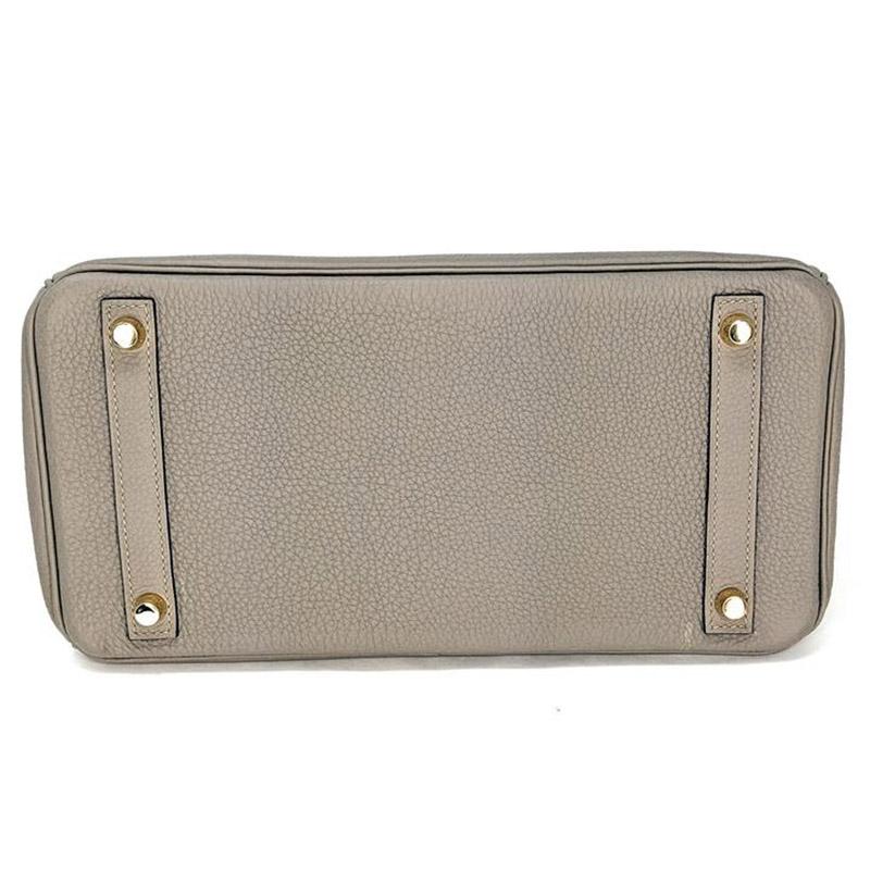 Hermès Etoupe Grey Togo Birkin 25 Handbag GHW Satchel 1