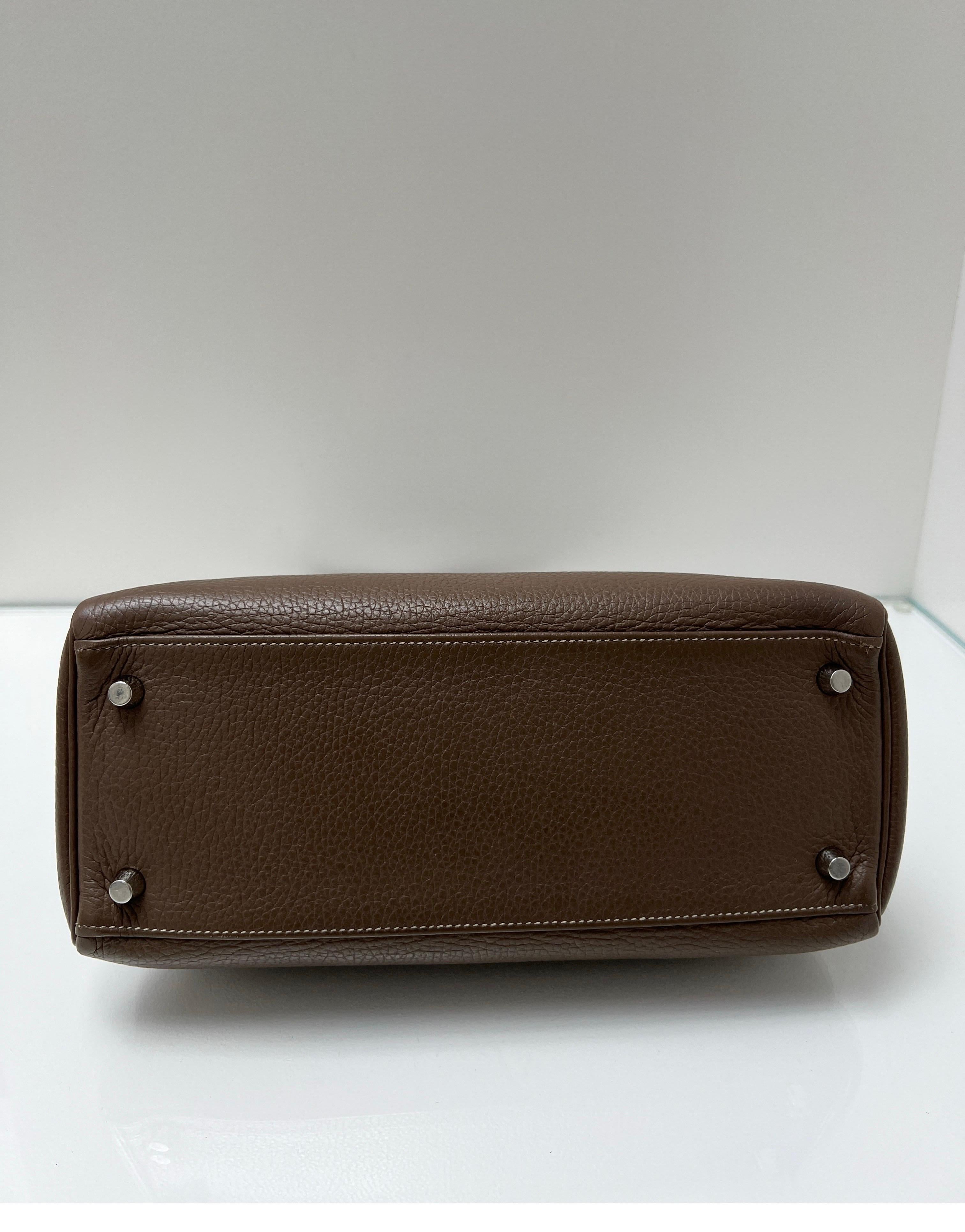 Hermes Etoupe Kelly 28 Bag 5