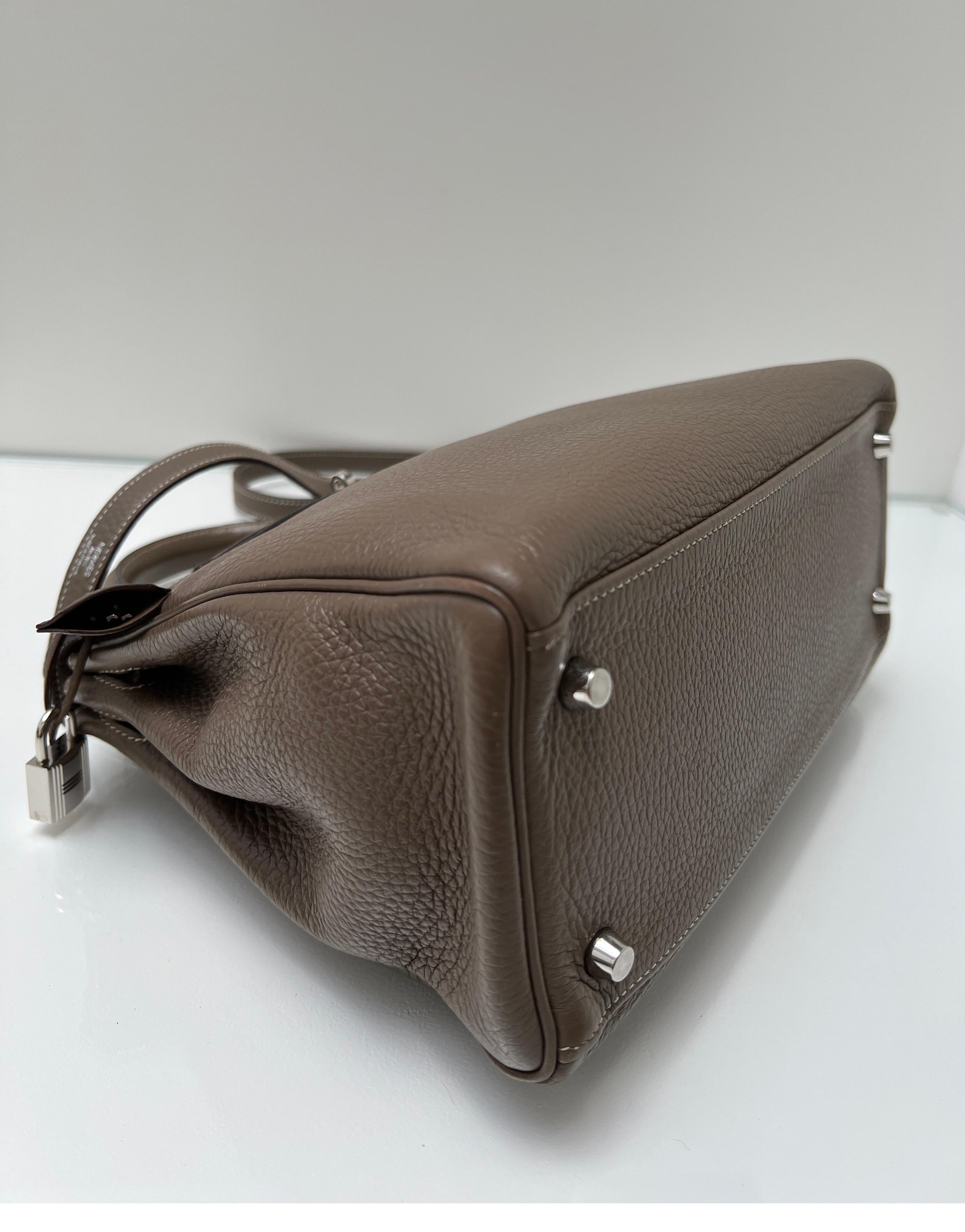 Hermes Etoupe Kelly 28 Bag 6