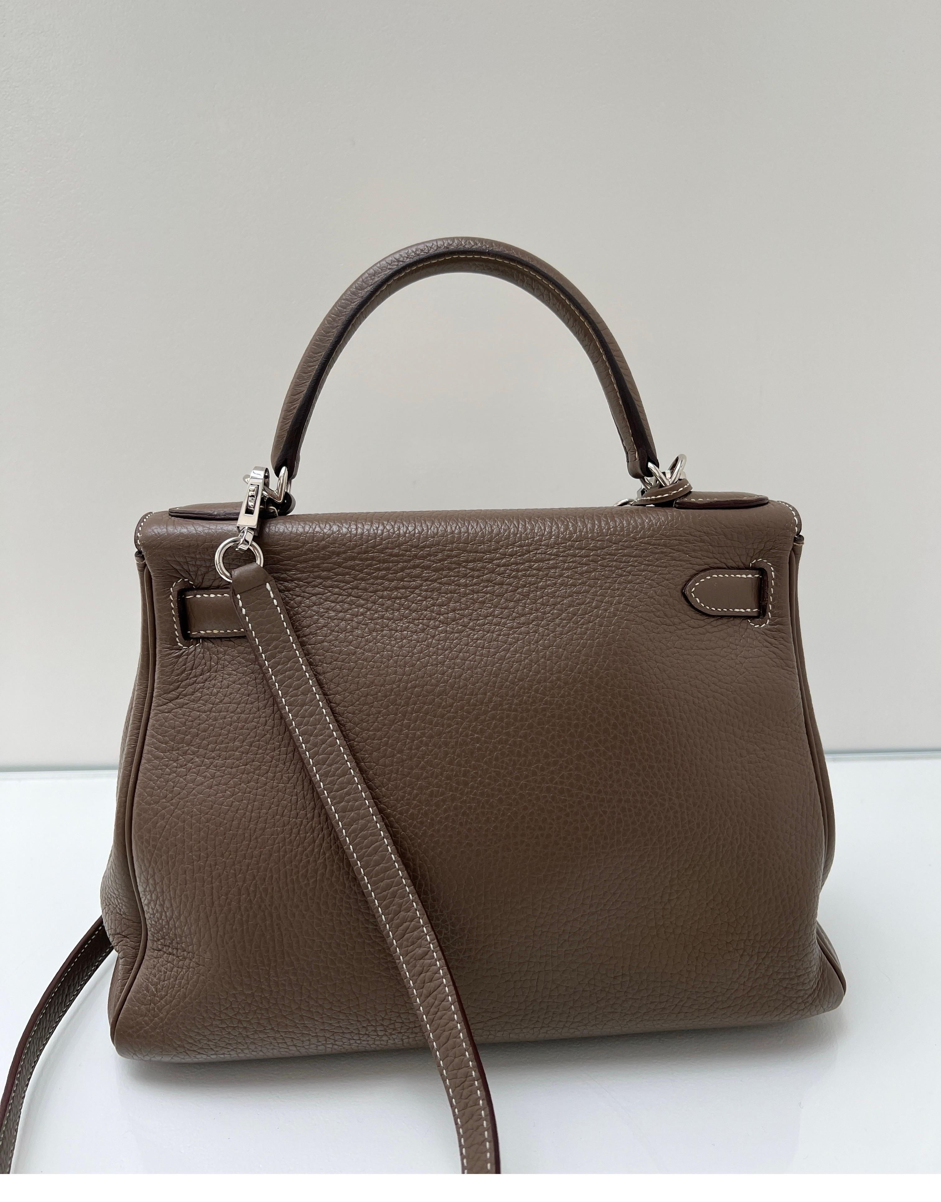 Hermes Etoupe Kelly 28 Bag 1