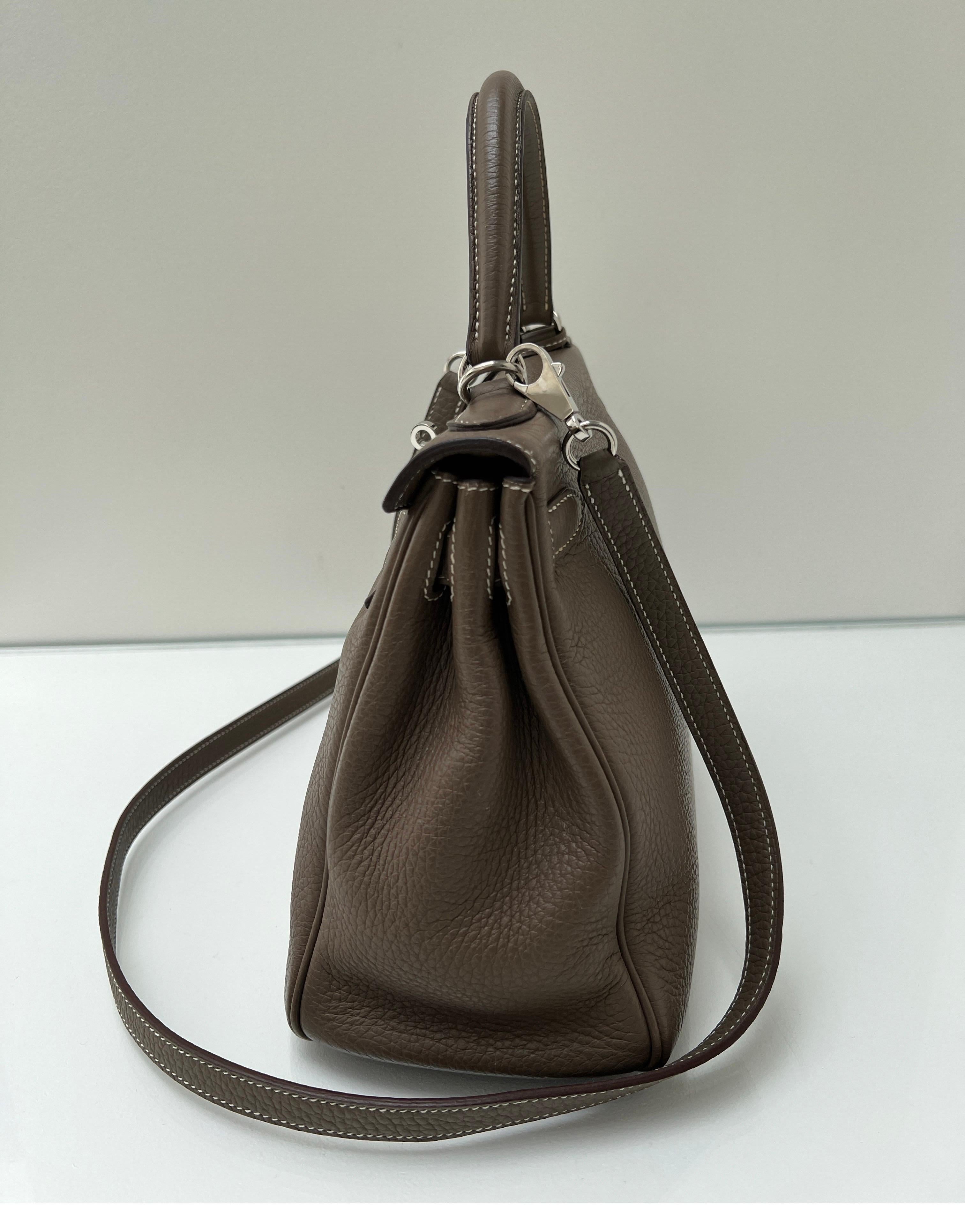 Hermes Etoupe Kelly 28 Bag 2