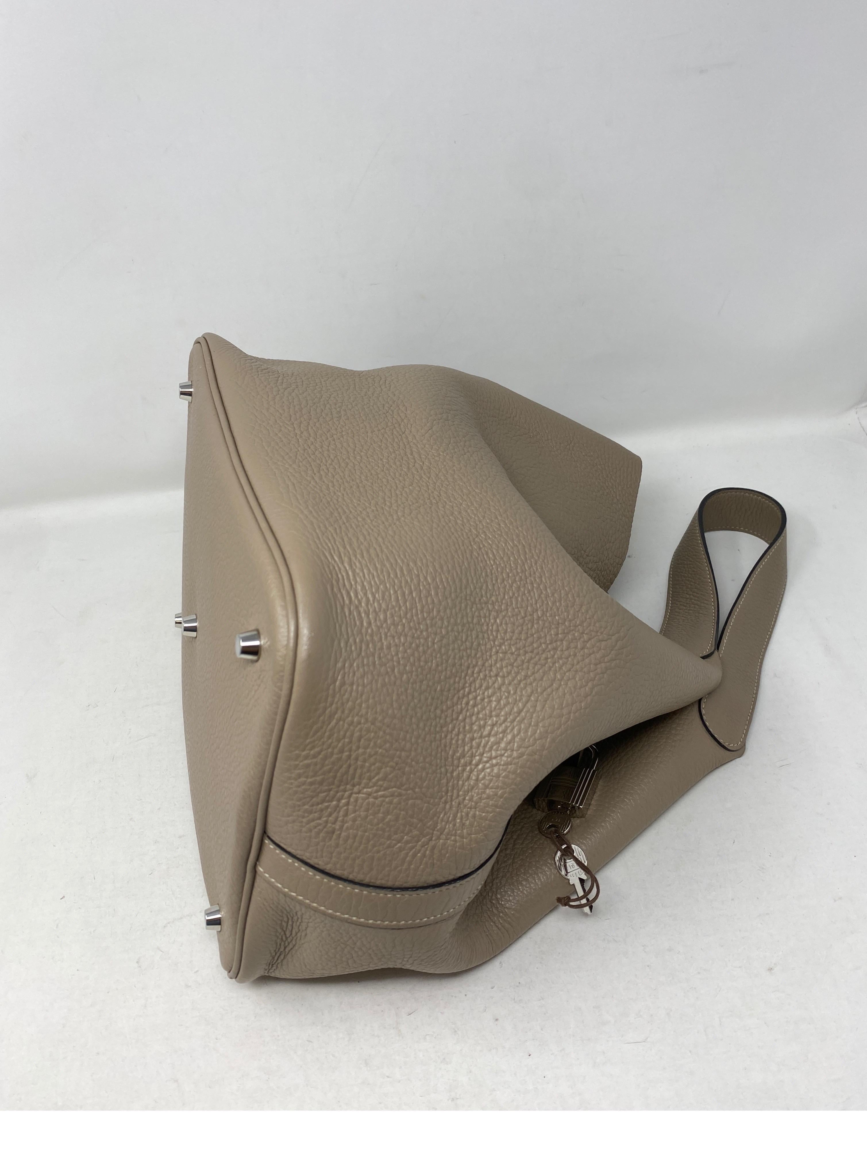 Hermes Etoupe Picotin GM Tasche 5