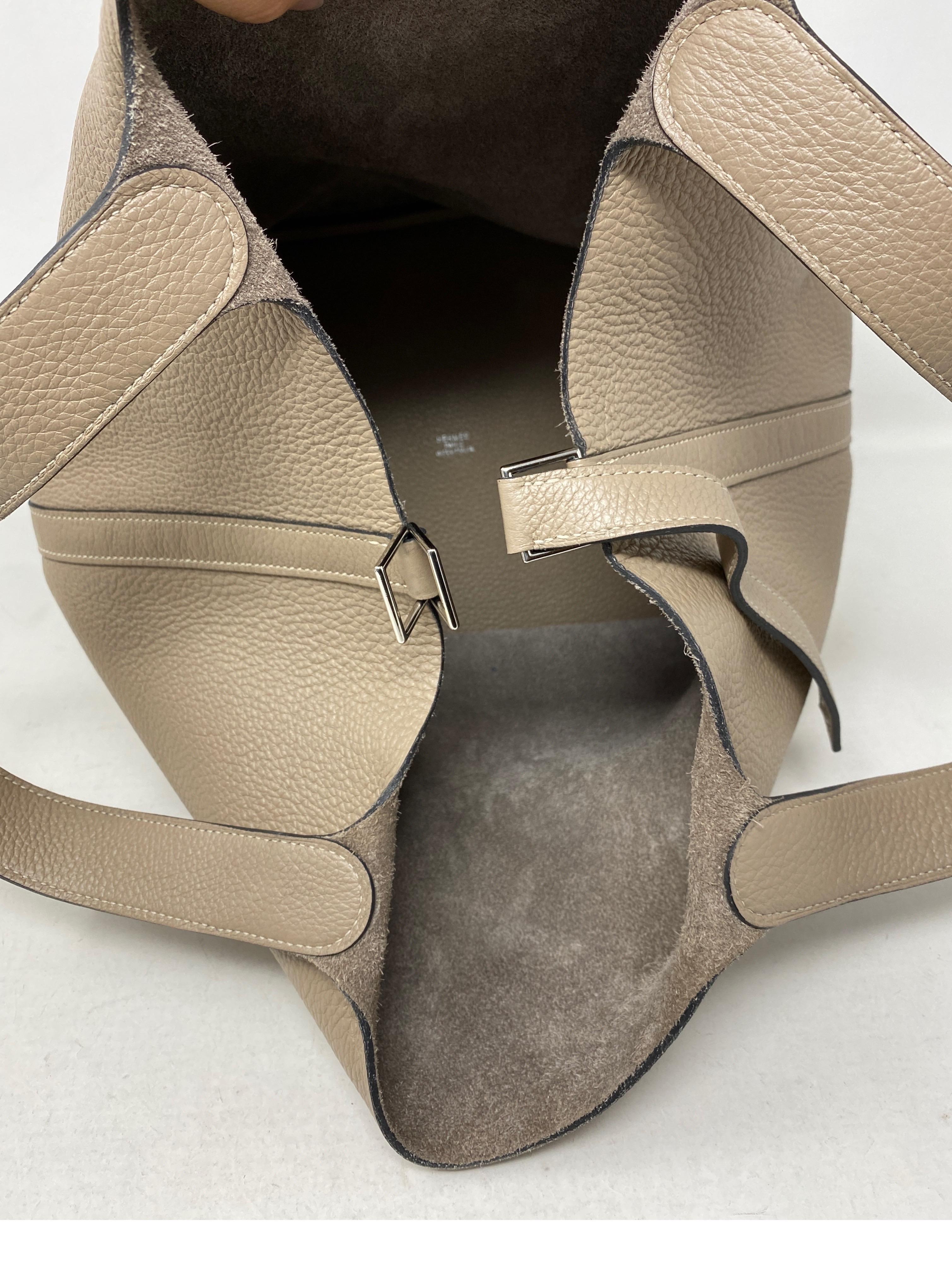 Hermes Etoupe Picotin GM Tasche 8