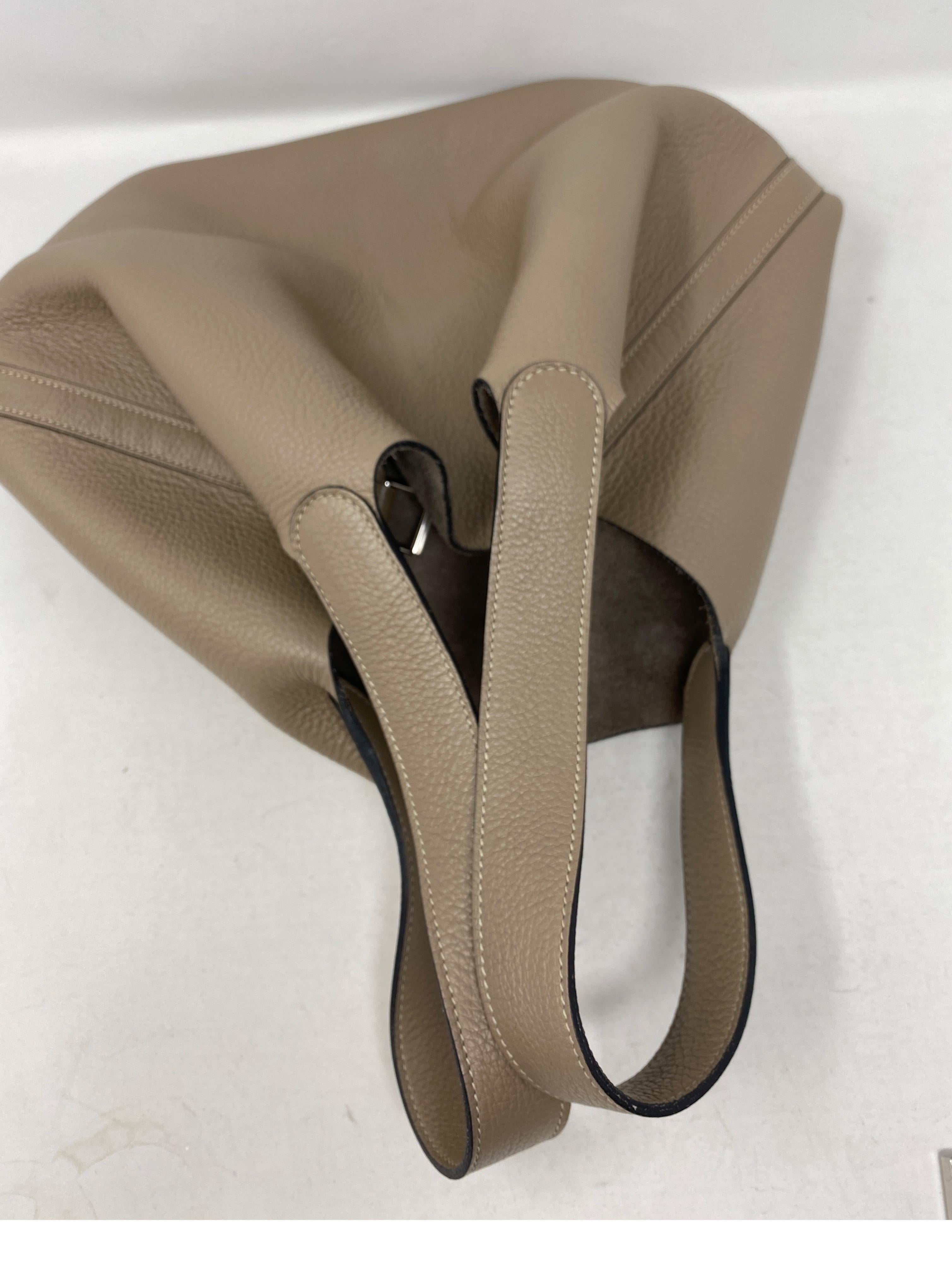 Hermes Etoupe Picotin GM Bag  10