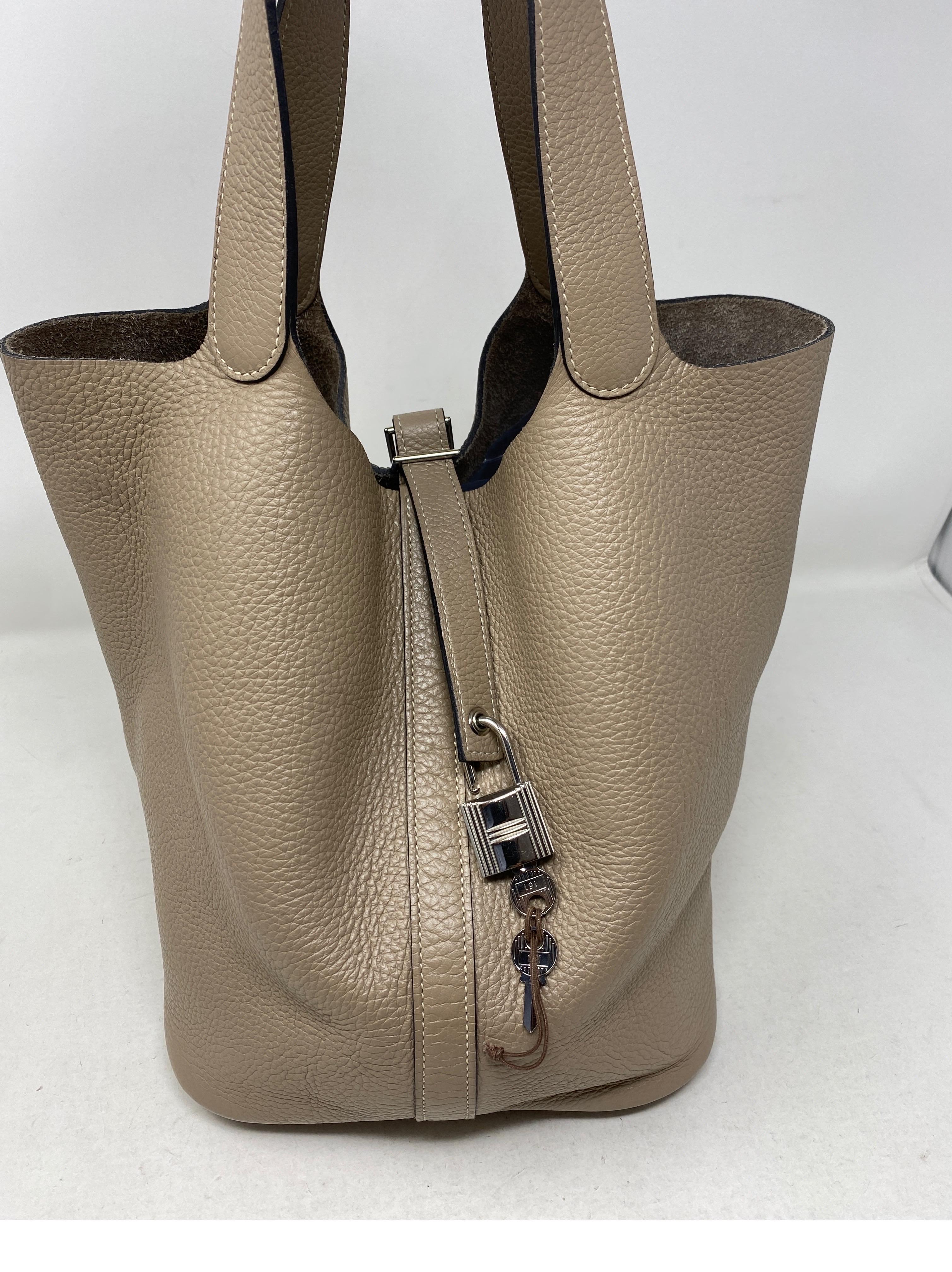 Hermes Etoupe Picotin GM Tasche (Braun)