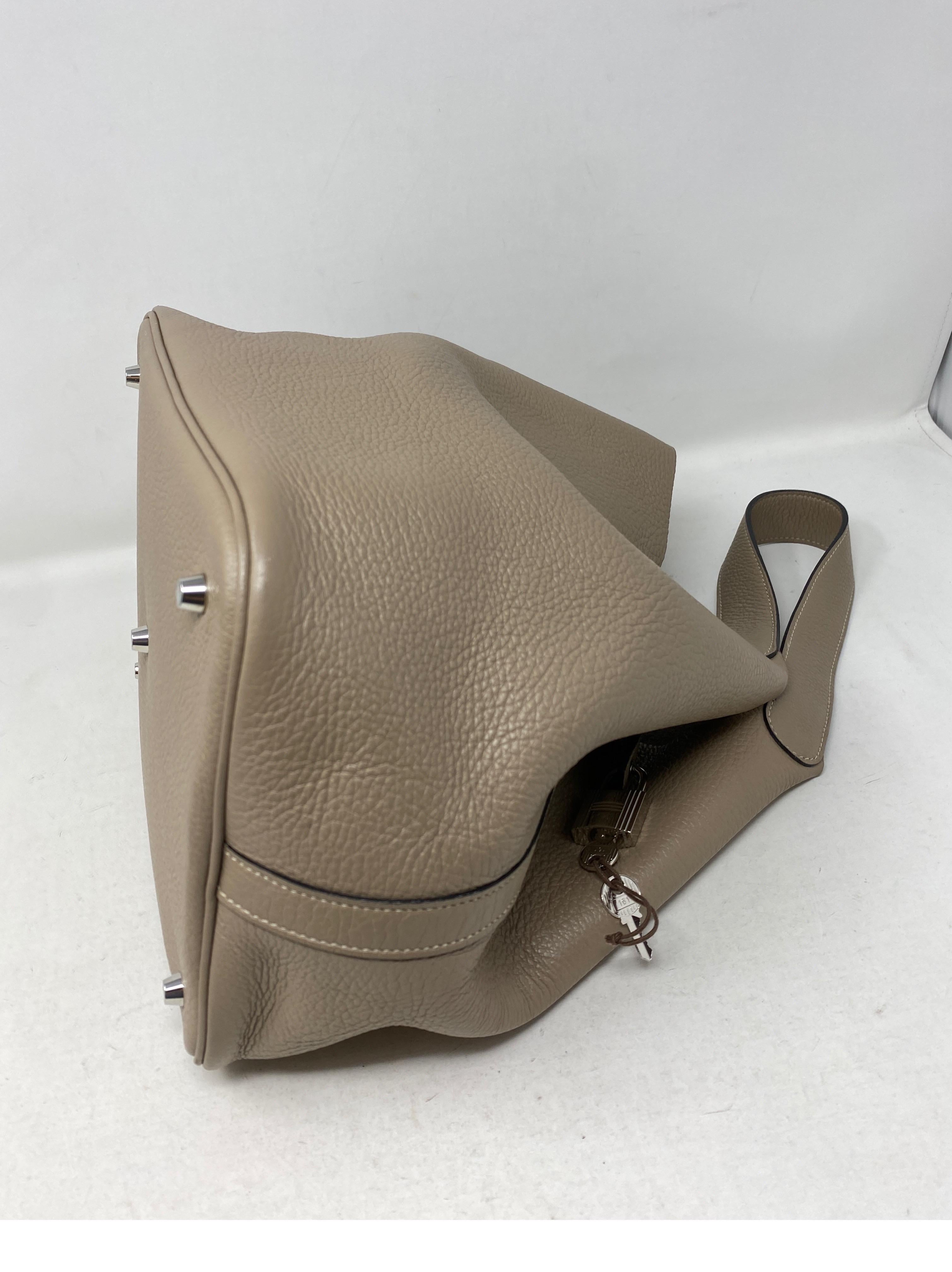 Hermes Etoupe Picotin GM Tasche 4