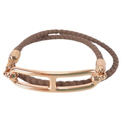 Hermes Étoupe Roulis Double Tour bracelet Size 2