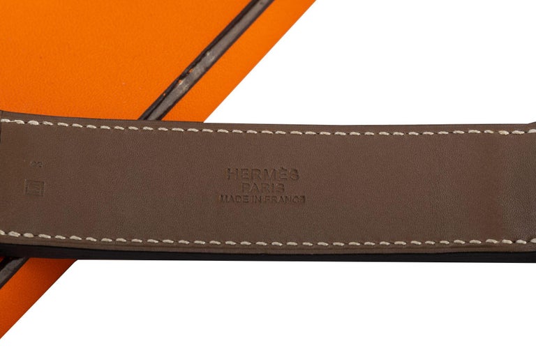 Hermes Etoupe Scarf Belt Extension For Sale at 1stDibs