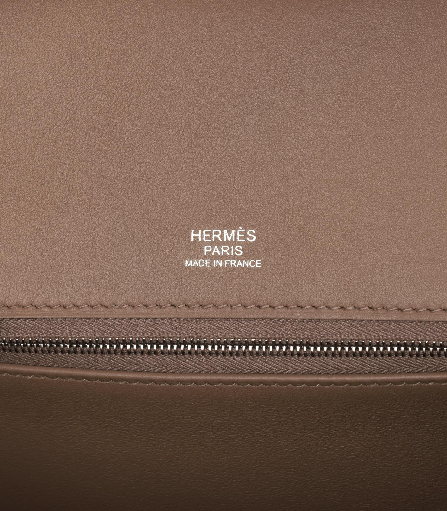 Hermès Etoupe Swift & Gris Caillou Chamois Grizzly Suede Birkin 30cm Retourne 4