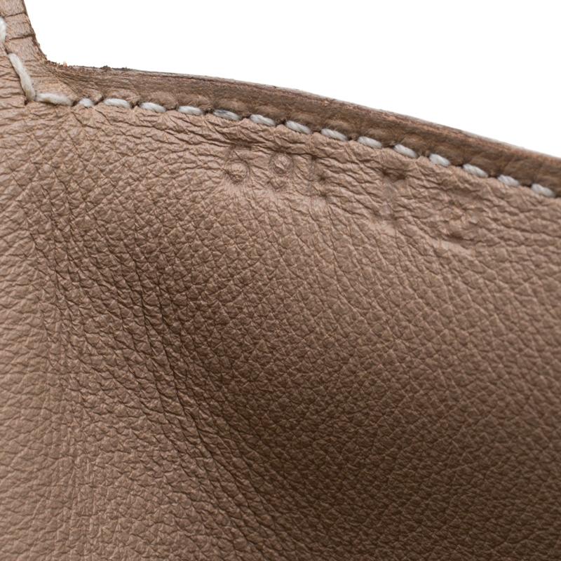 Hermes Etoupe Swift Leather Toolbox 33 Bag 6