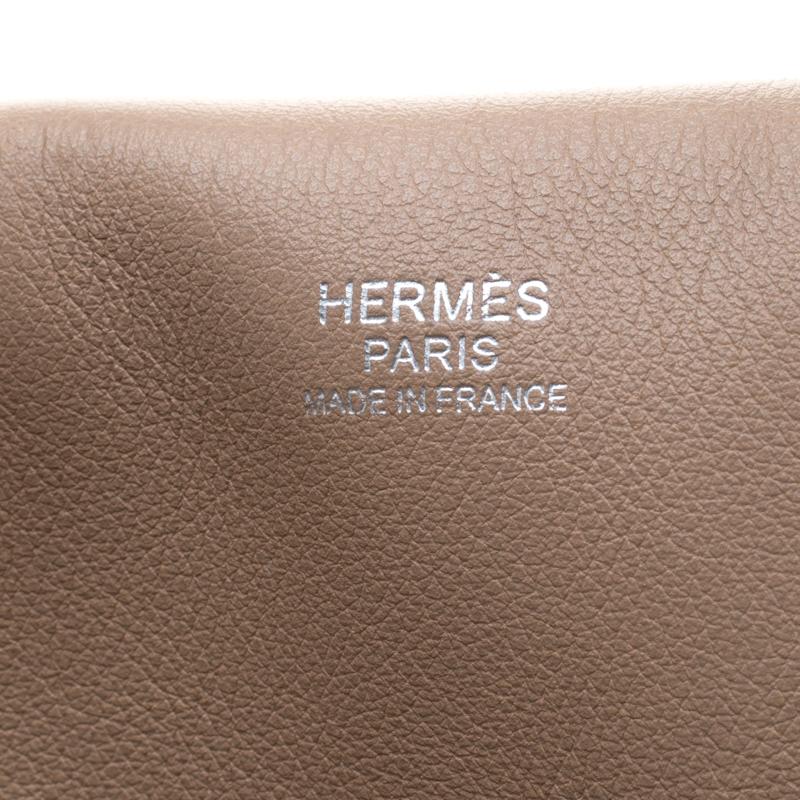 Hermes Etoupe Swift Leather Toolbox 33 Bag 1