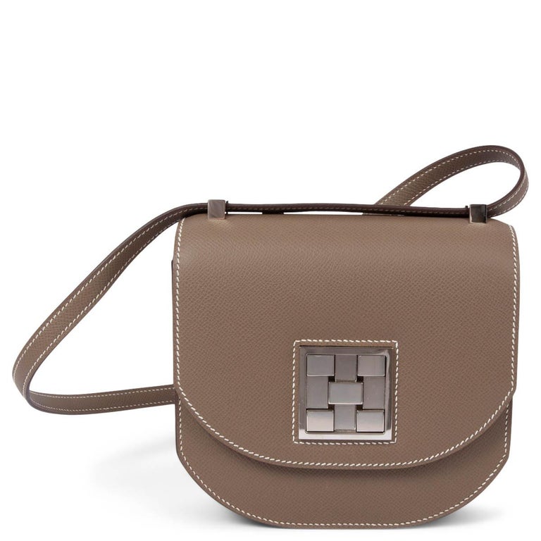 Hermes Kelly 28cm Etoupe Taupe Sellier Shoulder Bag - Chicjoy